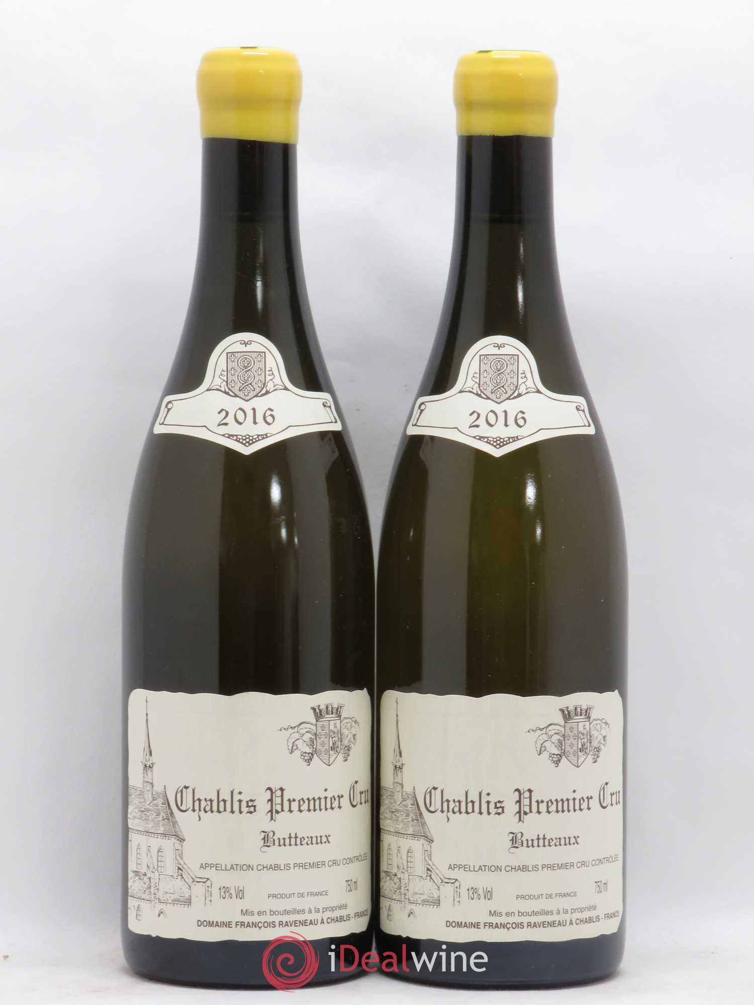 Chablis 1er Cru Butteaux Raveneau (Domaine) 2016 - Lot de 2 bouteilles - 0