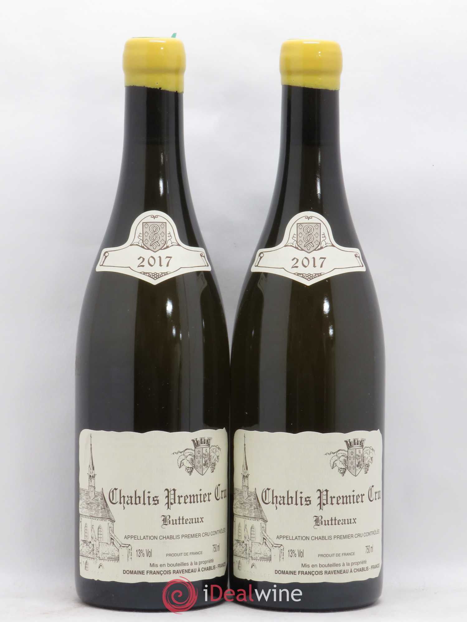 Chablis 1er Cru Butteaux Raveneau (Domaine) 2017 - Lot de 2 bouteilles - 0