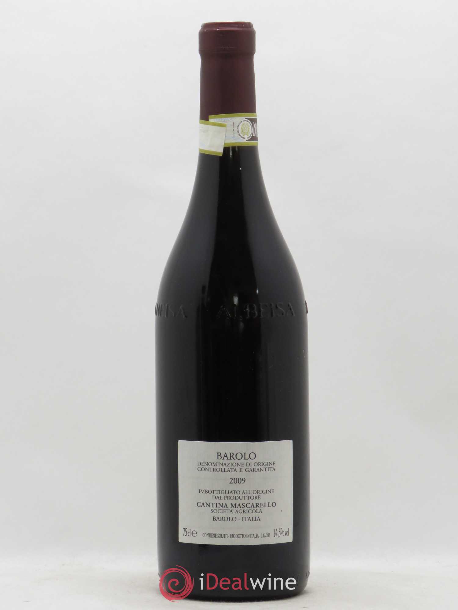 Barolo DOCG Bartolo Mascarello 2009 - Lot de 1 bouteille - 1