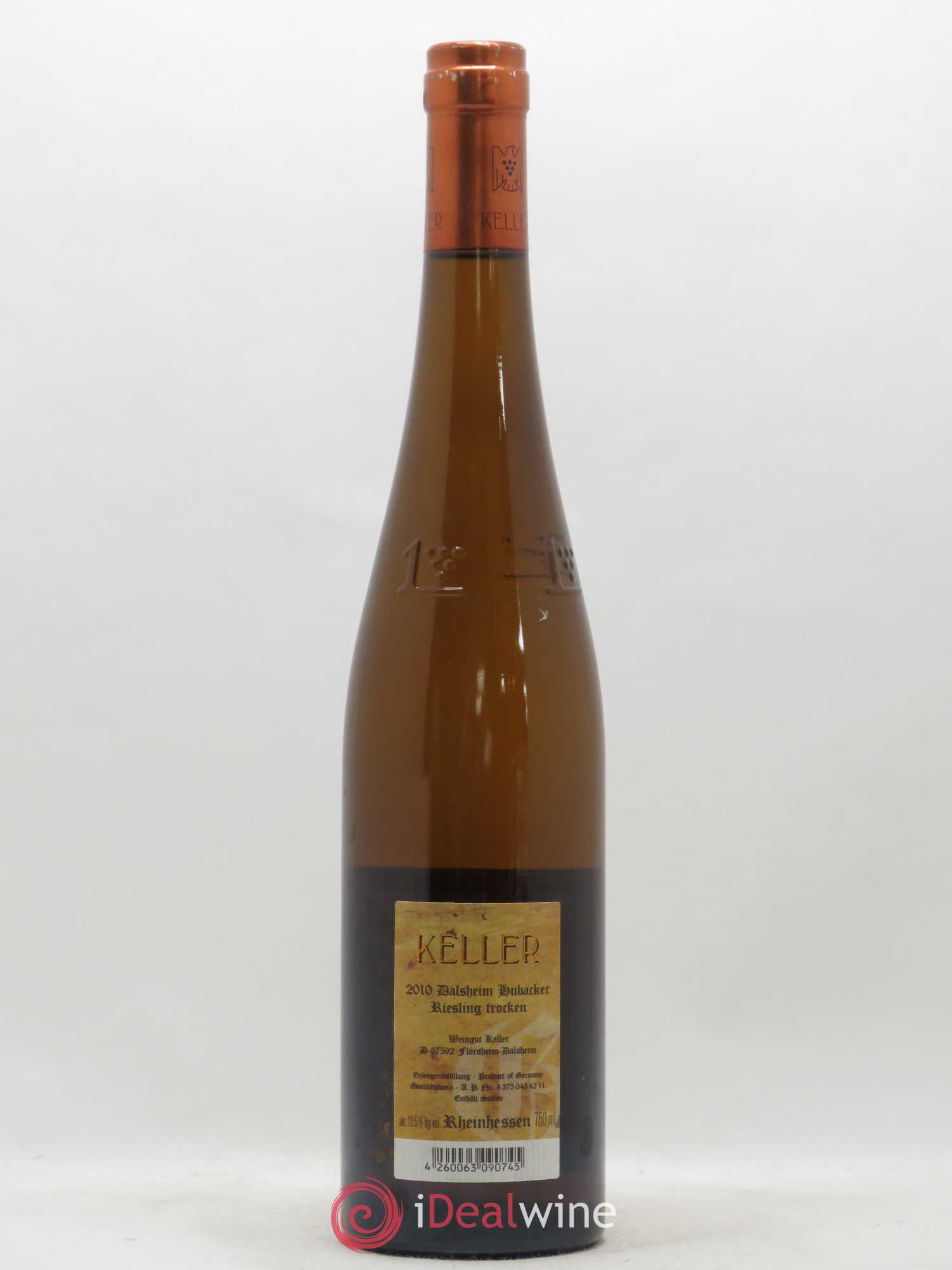 Riesling Trocken GG Dalsheim Hubacker Keller 2010 - Lot de 1 bouteille - 1