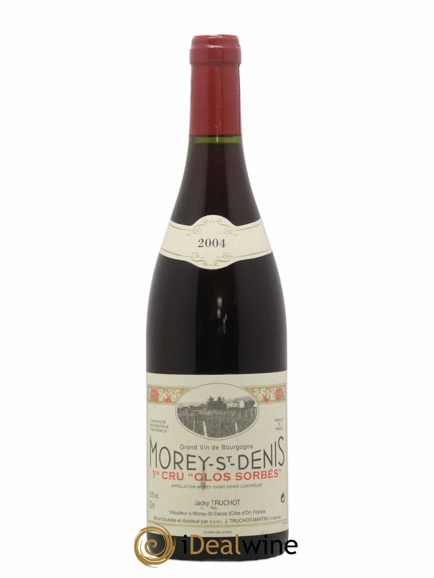 Morey-Saint-Denis 1er Cru Clos Sorbés Jacky Truchot 2004 - Lot de 1 bouteille - 0