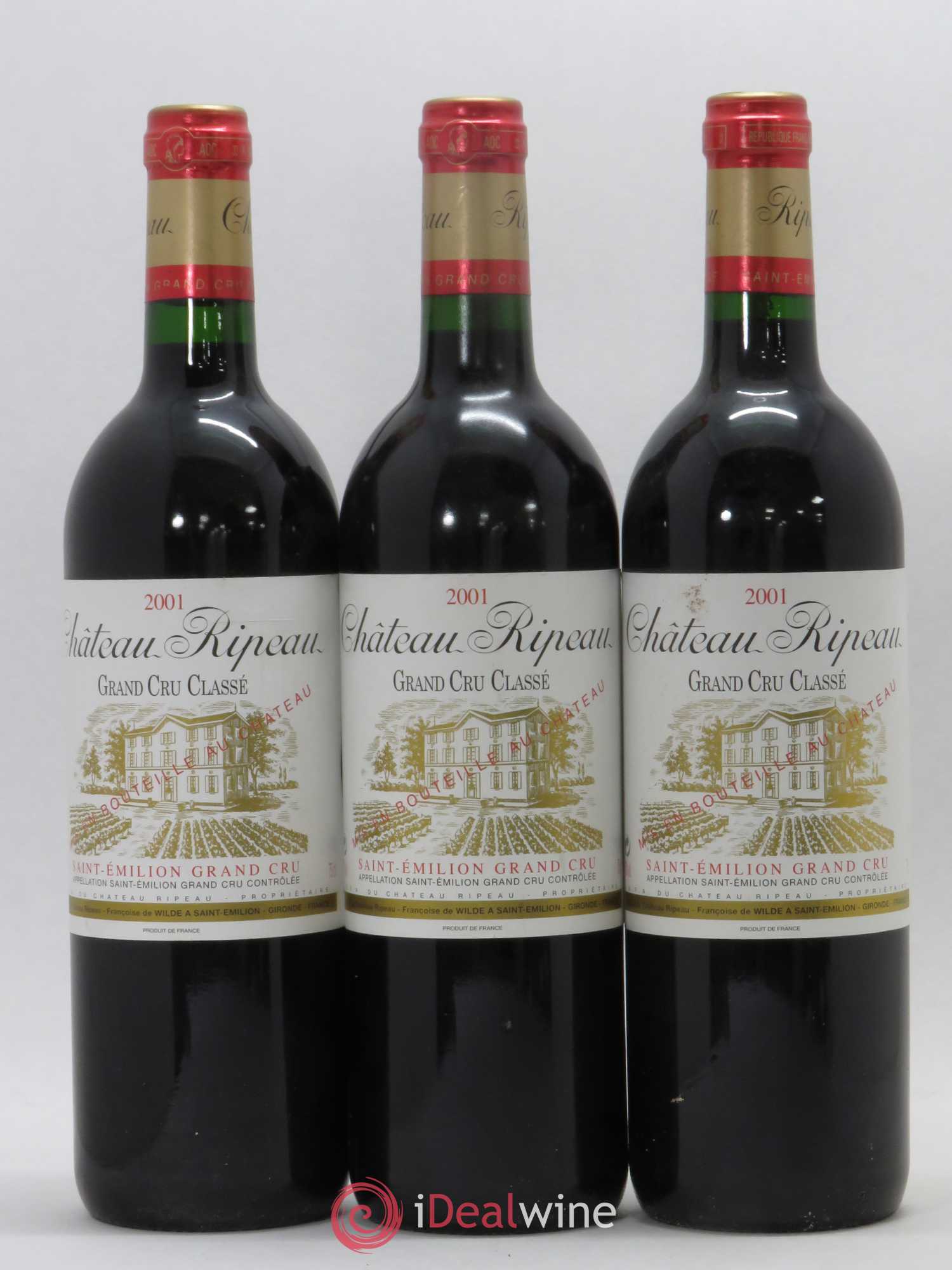 Château Ripeau Grand Cru Classé 2001 - Lot de 6 bouteilles - 2