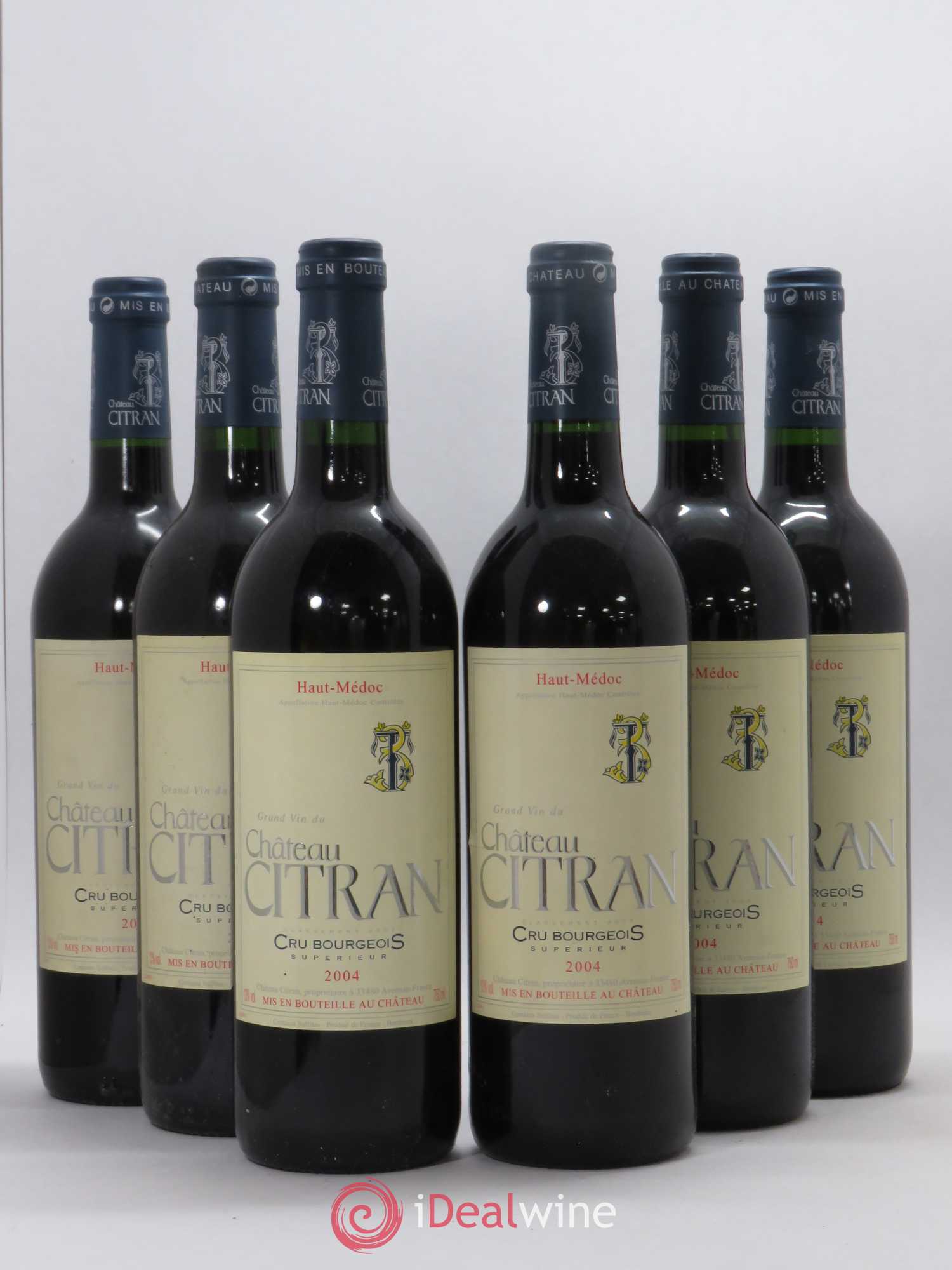 Château Citran Cru Bourgeois 2004 - Lot de 6 bouteilles - 0