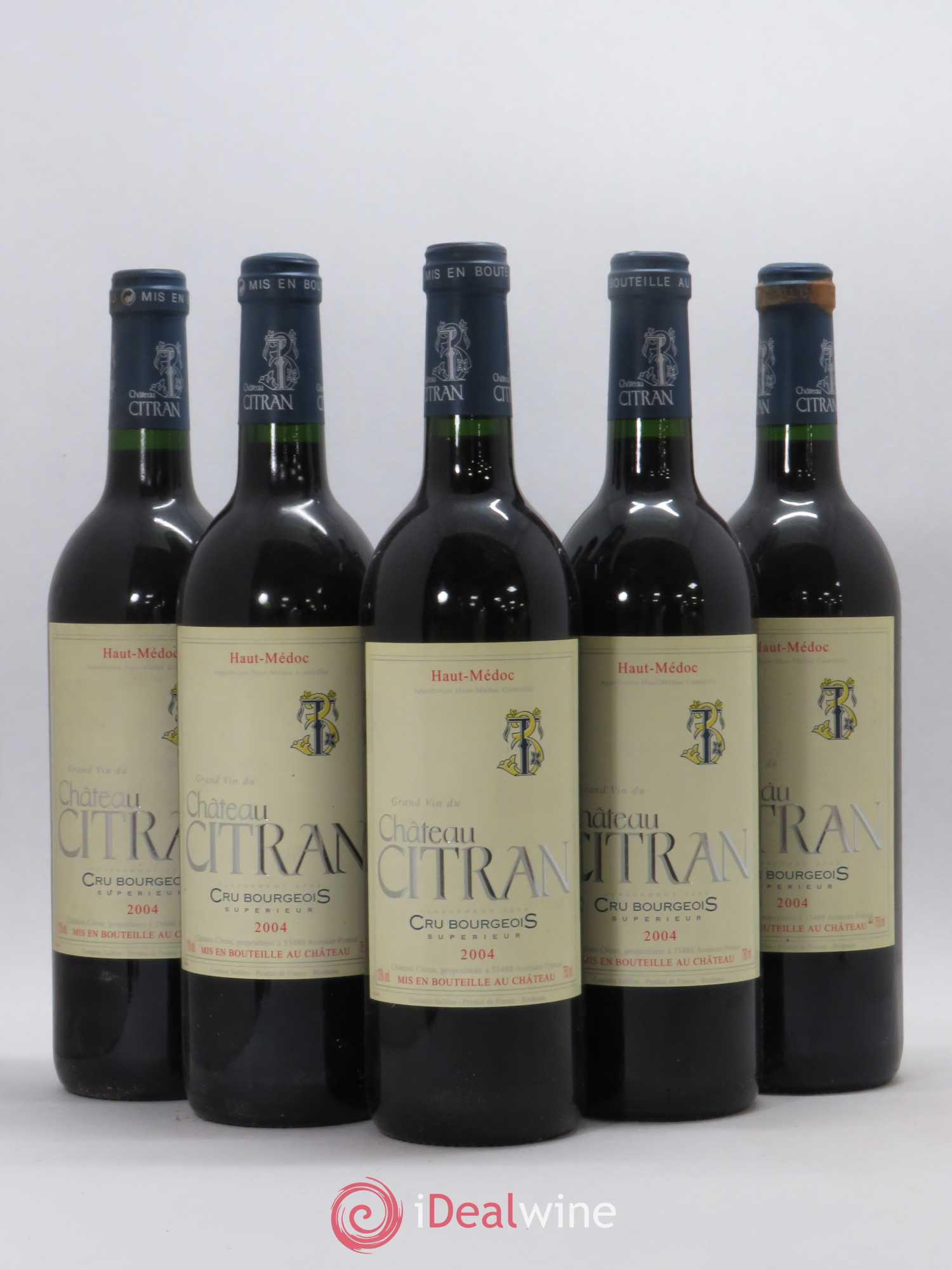 Château Citran Cru Bourgeois 2004 - Lot de 5 bouteilles - 0