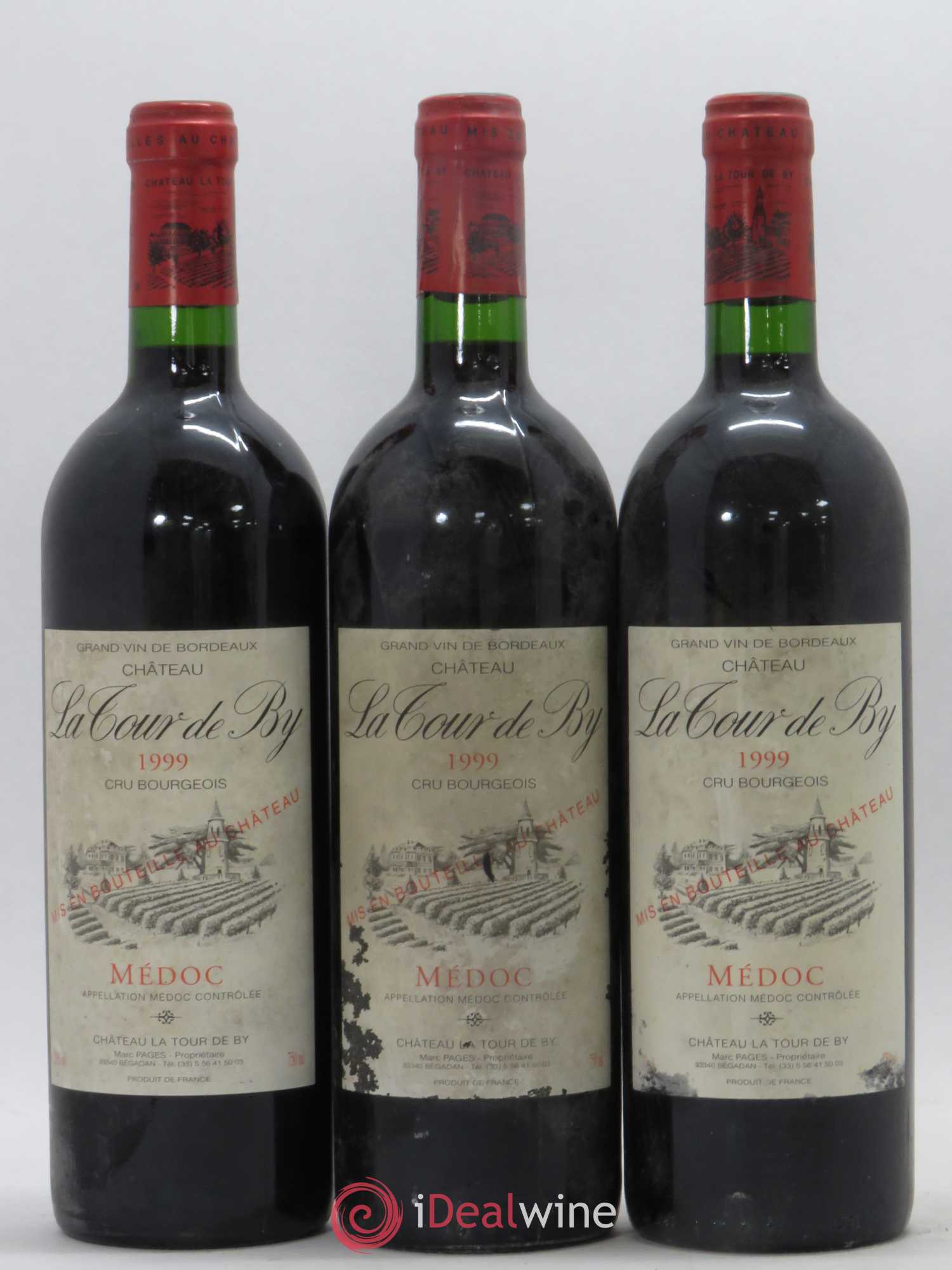 Château La Tour de By Cru Bourgeois 1999 - Lot de 6 bouteilles - 2