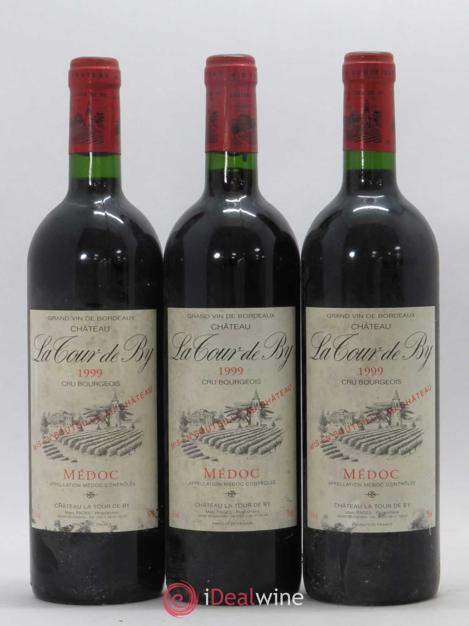 Château La Tour de By Cru Bourgeois 1999 - Lot de 6 bouteilles - 2