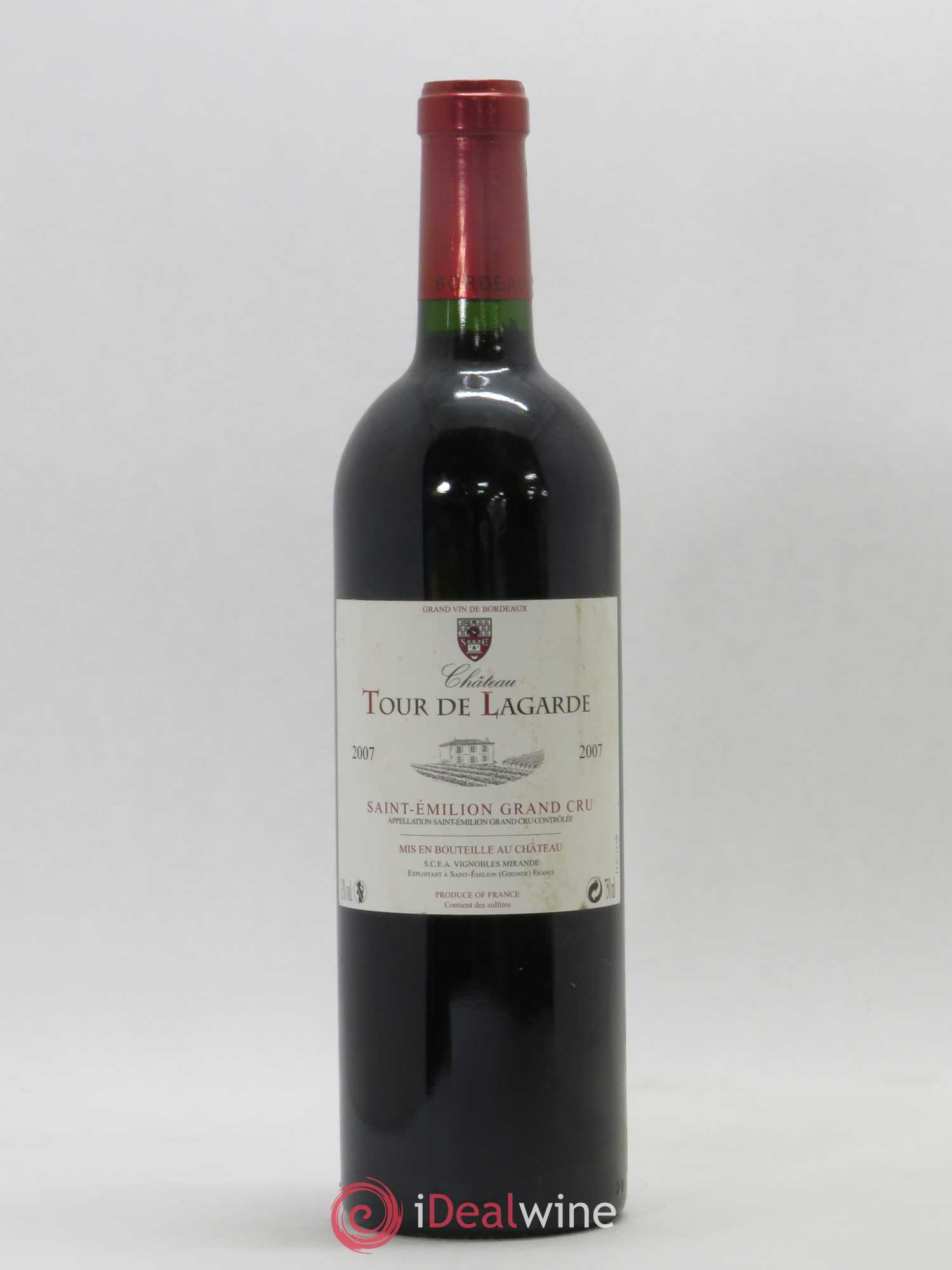 Saint-Émilion Grand Cru Château Tour de Lagarde 2007 - Posten von 1 Flasche - 0