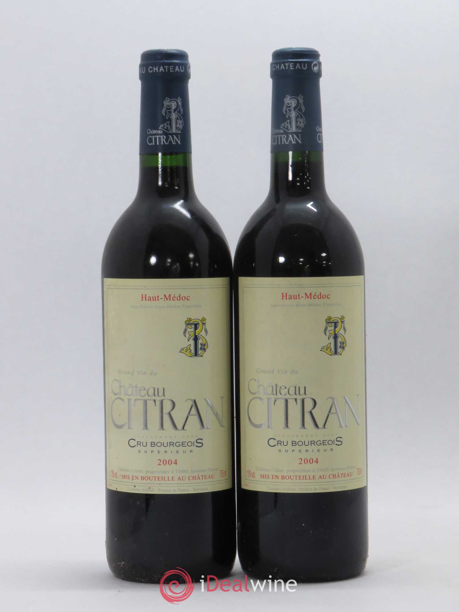Château Citran Cru Bourgeois 2004 - Lot de 2 bouteilles - 0
