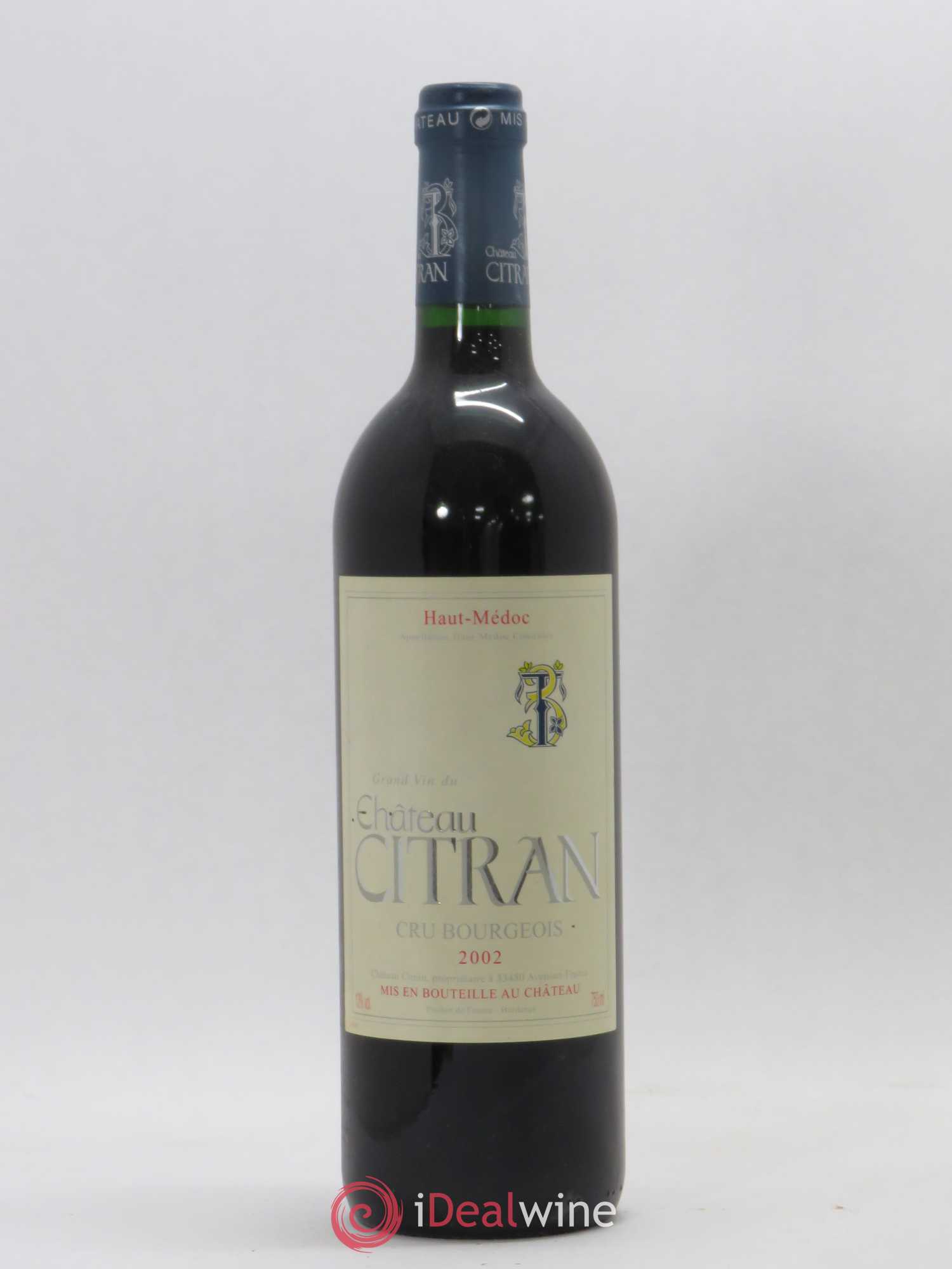 Château Citran Cru Bourgeois 2002 - Lot de 1 bouteille - 0