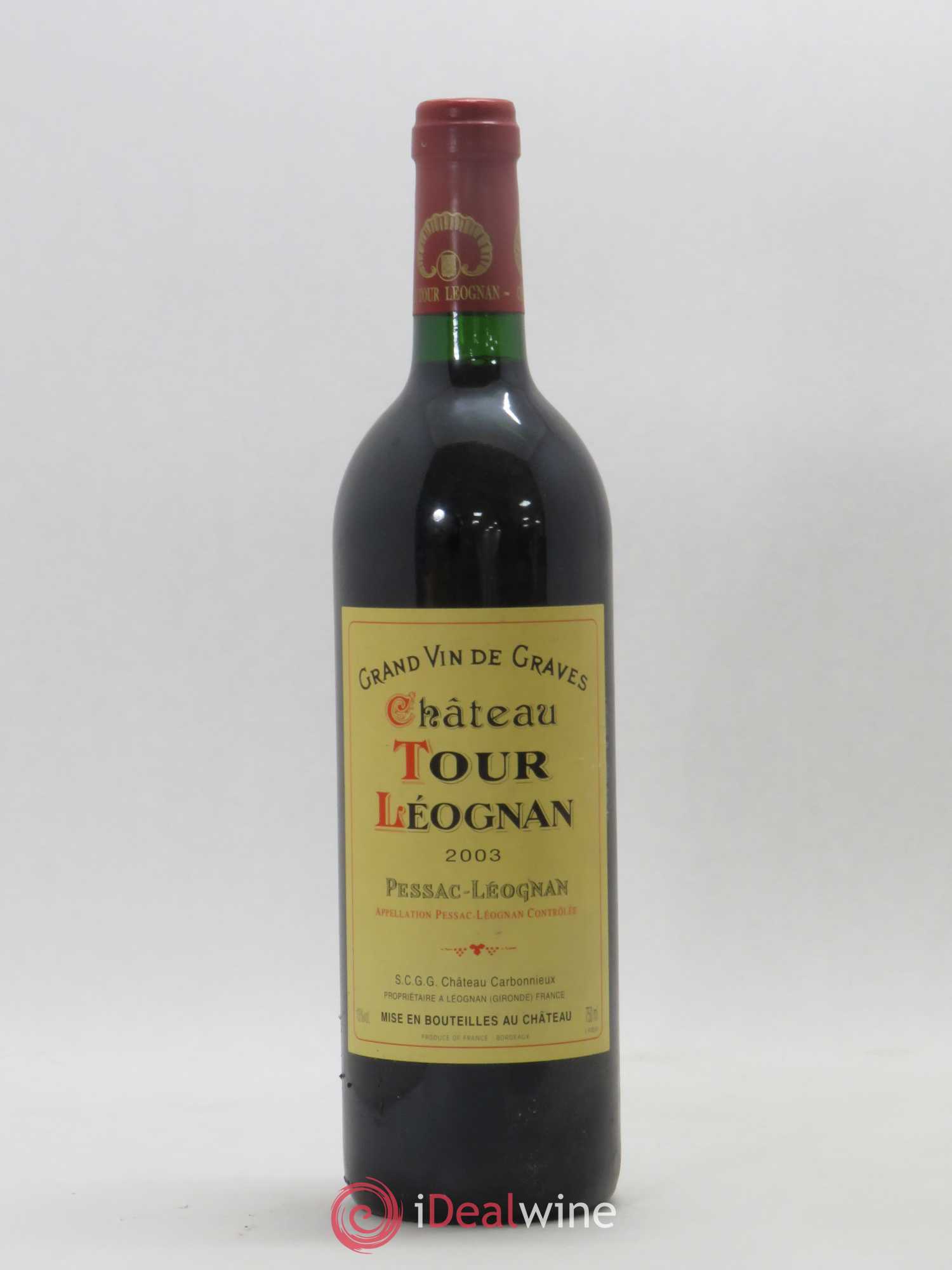 Château Tour Léognan 2003 - Lot de 1 bouteille - 0
