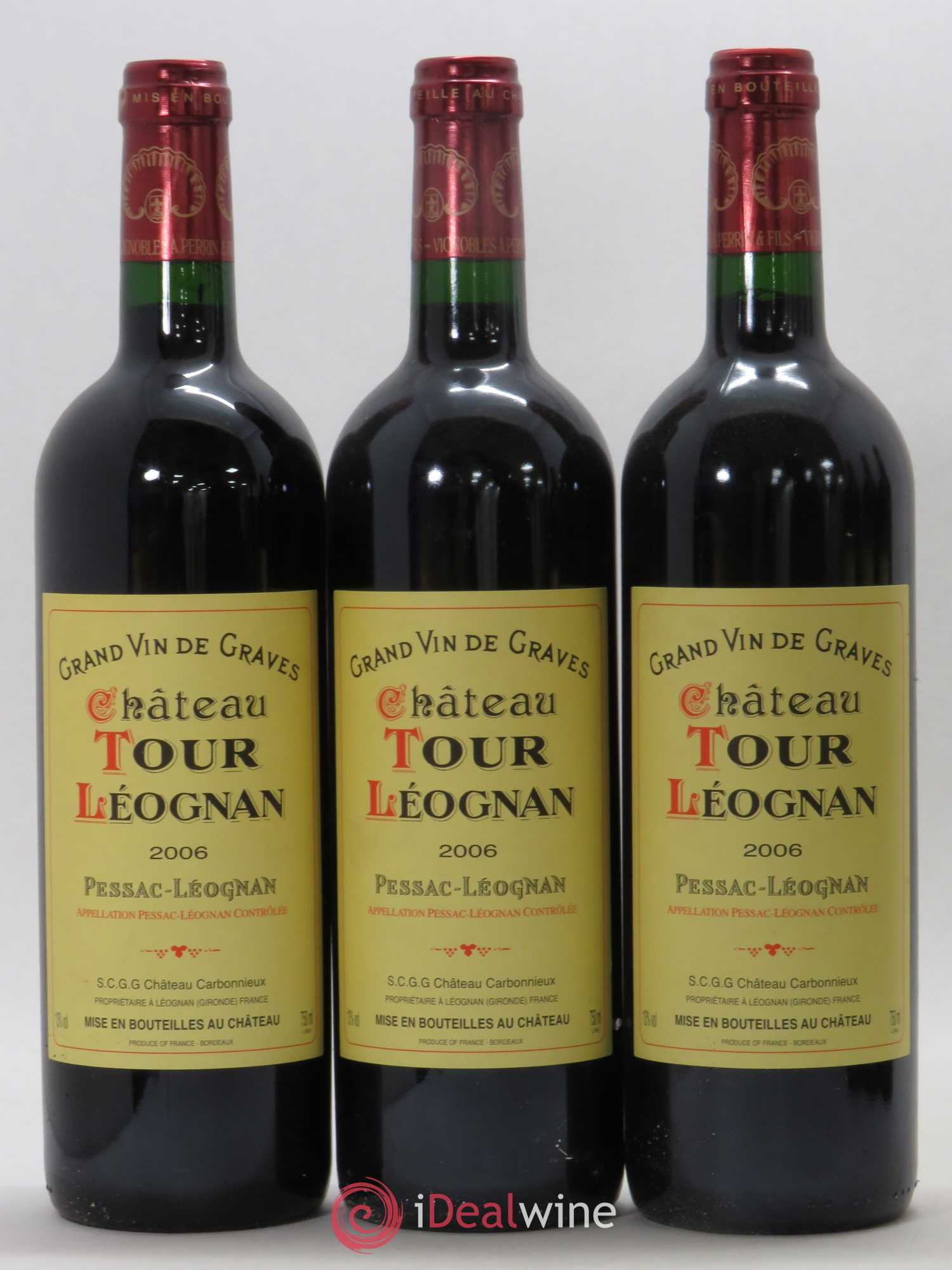 Château Tour Léognan 2006 - Lot of 6 bottles - 1