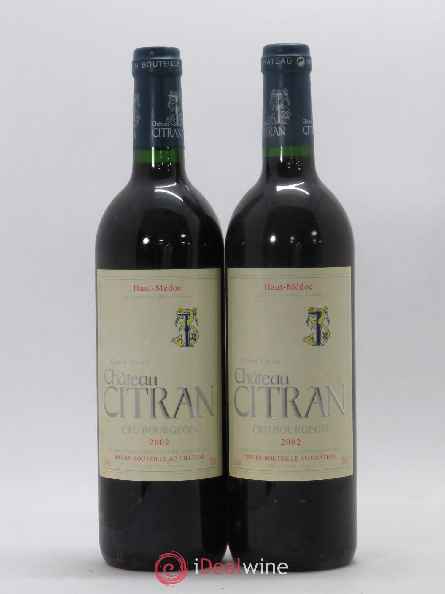Château Citran Cru Bourgeois 2002 - Lot de 5 bouteilles - 2