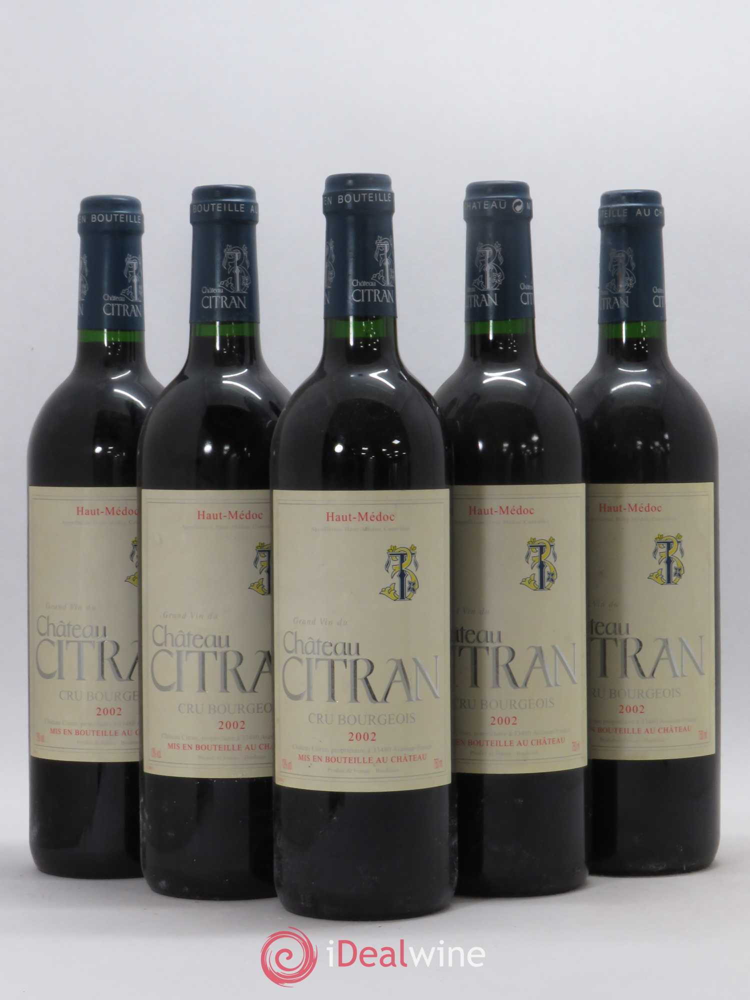 Château Citran Cru Bourgeois 2002 - Lot de 5 bouteilles - 0