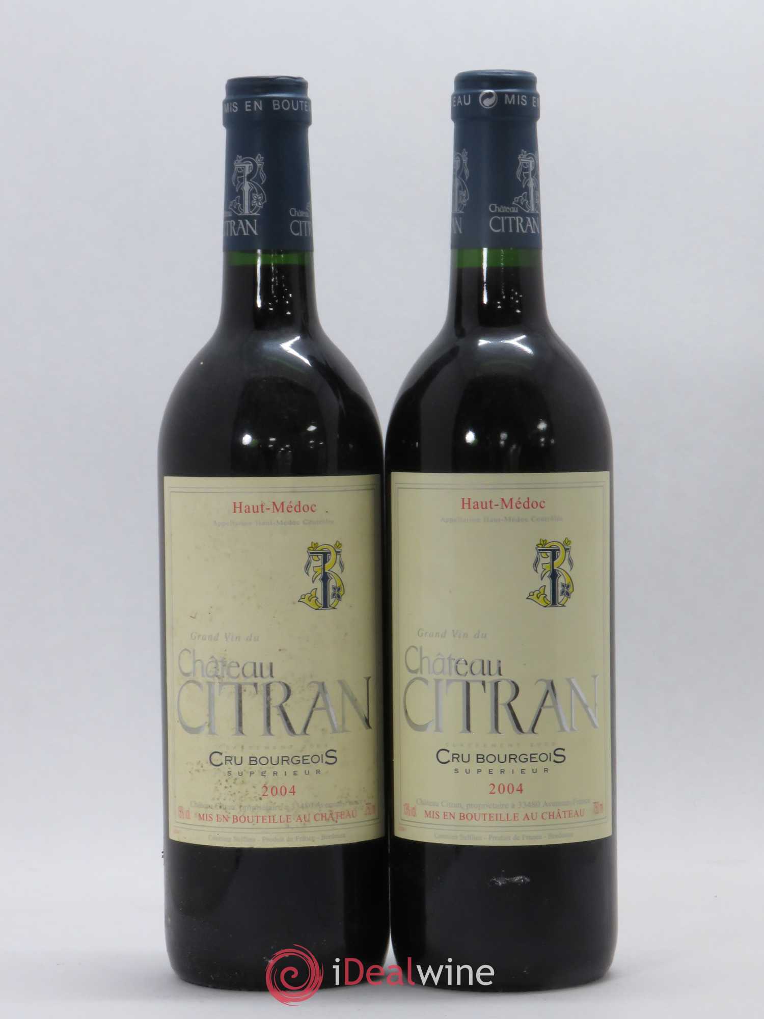 Château Citran Cru Bourgeois 2004 - Lot de 2 bouteilles - 0