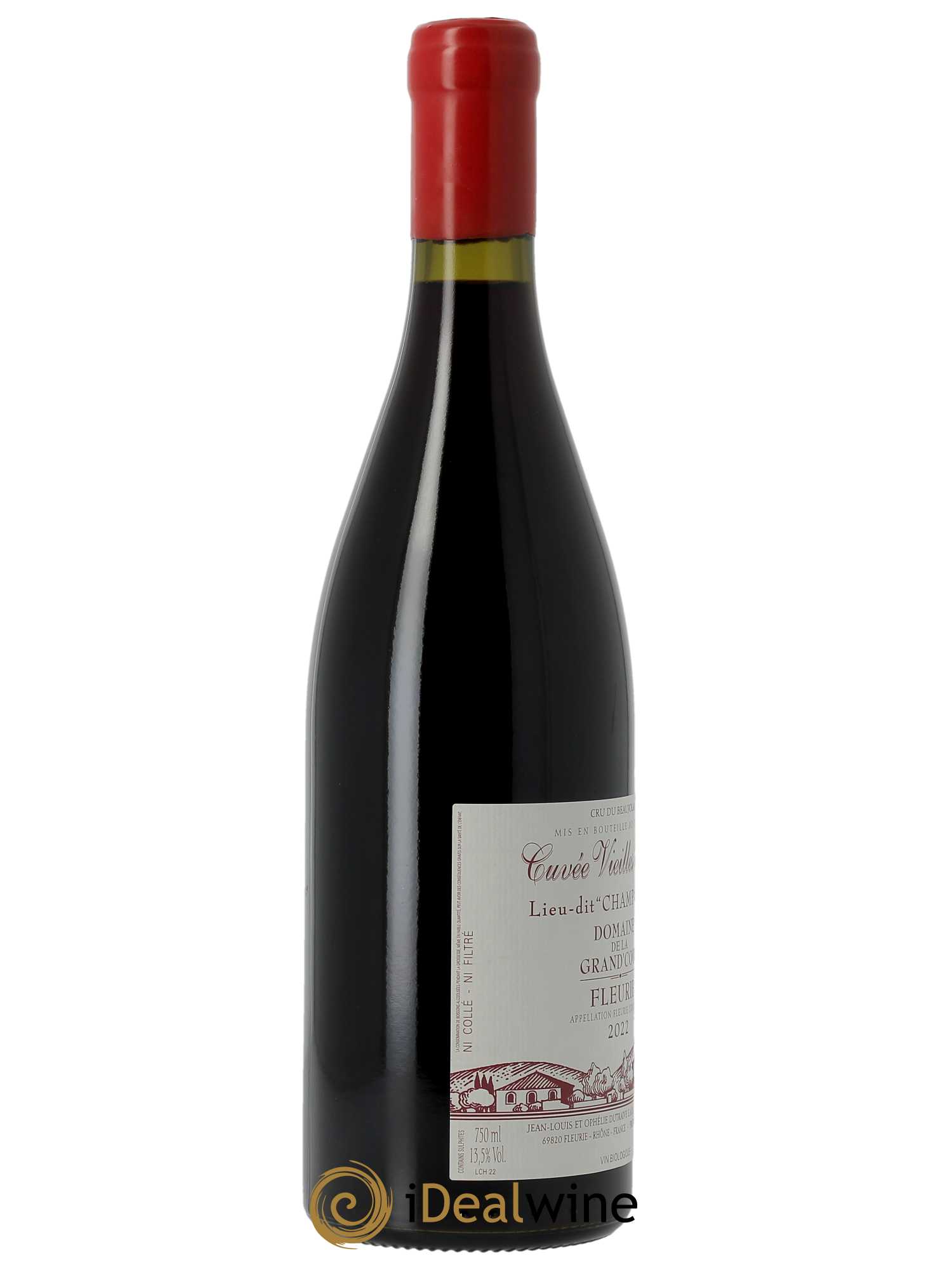 Fleurie Champagne - Cuvée Vieilles Vignes Grand'cour (Domaine de la) - Jean-Louis Dutraive 2022 - Lot de 1 bouteille - 1