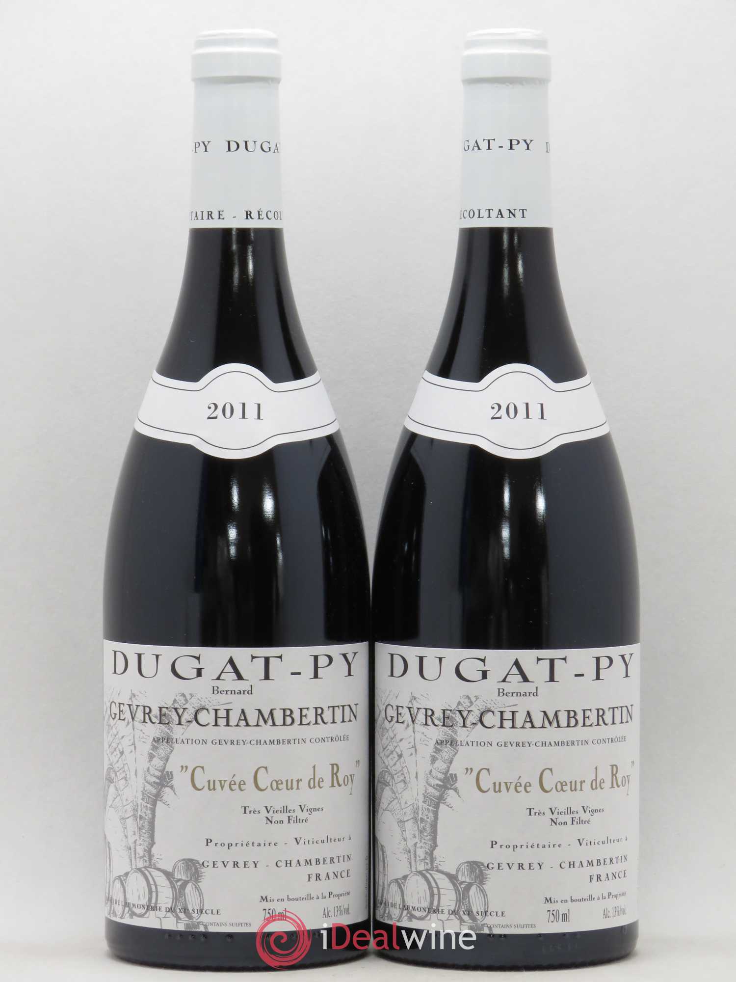 Gevrey-Chambertin Coeur de Roy Très Vieilles Vignes Dugat-Py 2011 - Lot de 2 bouteilles - 0