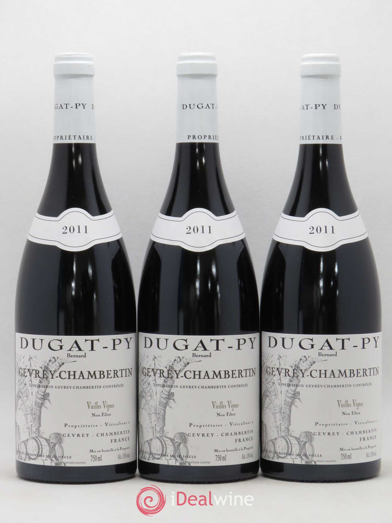 Gevrey-Chambertin Vieilles Vignes Dugat-Py 2011 - Lot de 6 bouteilles - 2