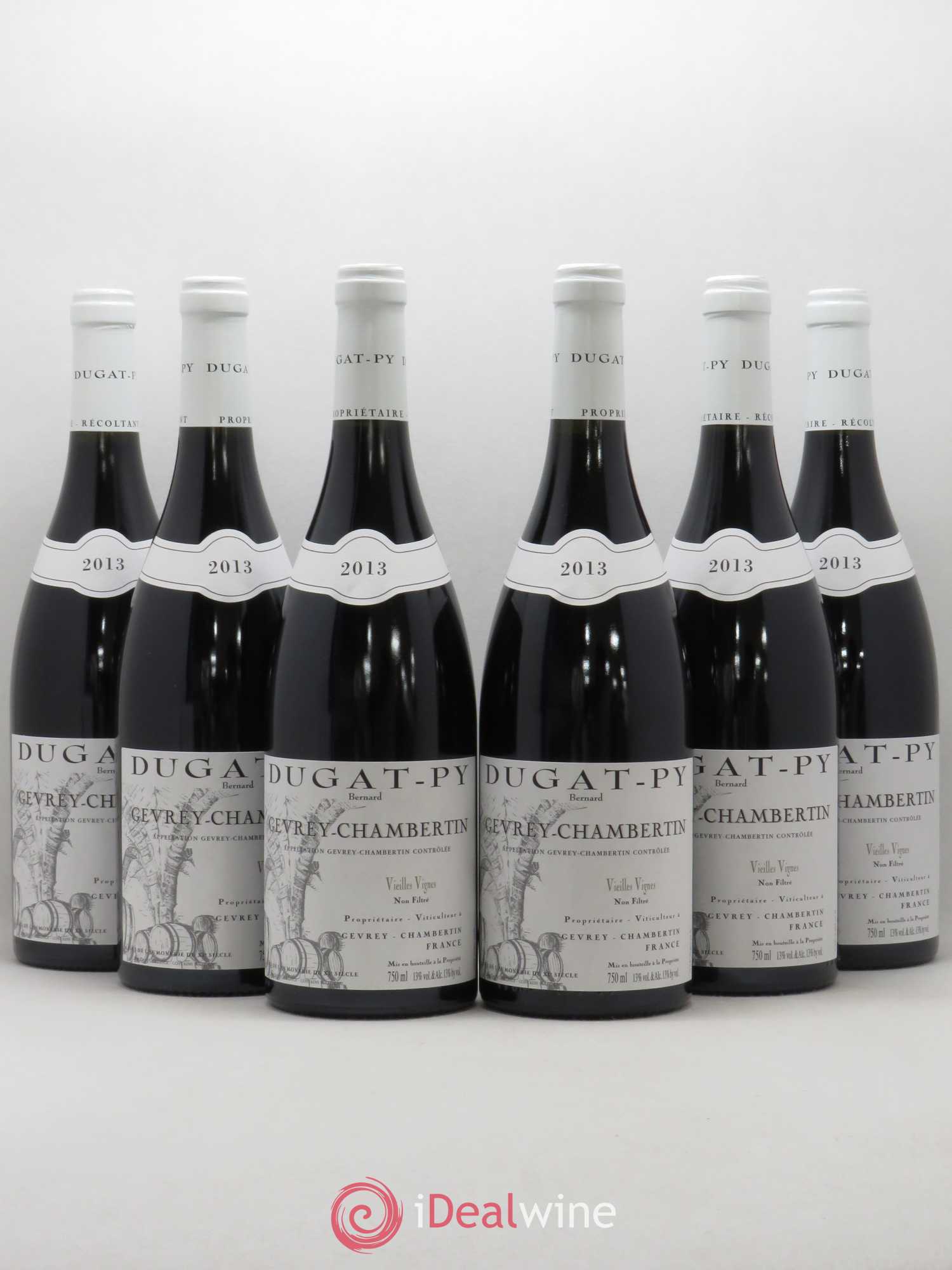 Gevrey-Chambertin Vieilles Vignes Dugat-Py 2013 - Lot de 6 bouteilles - 0