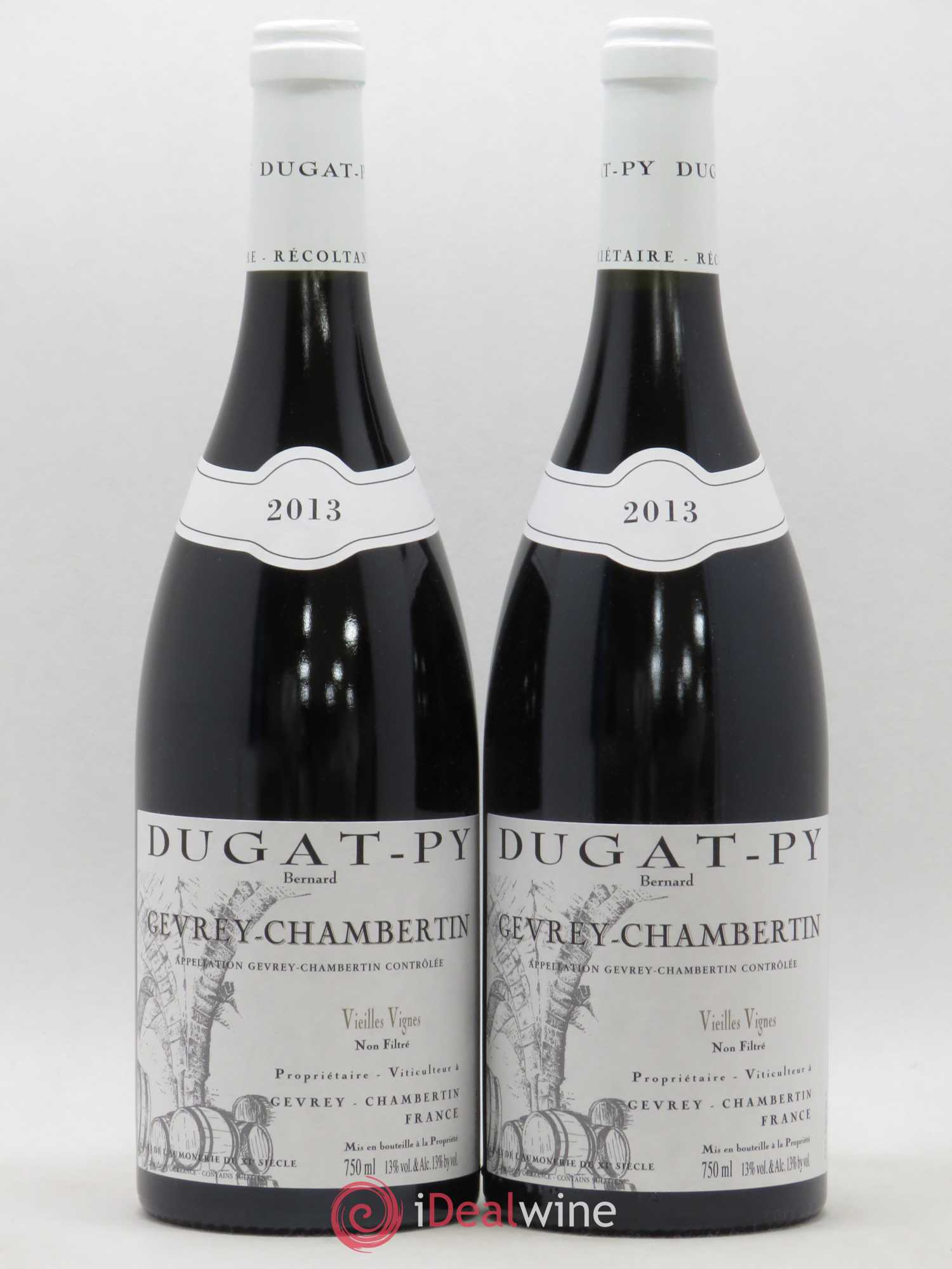 Gevrey-Chambertin Vieilles Vignes Dugat-Py 2013 - Lot de 2 bouteilles - 0