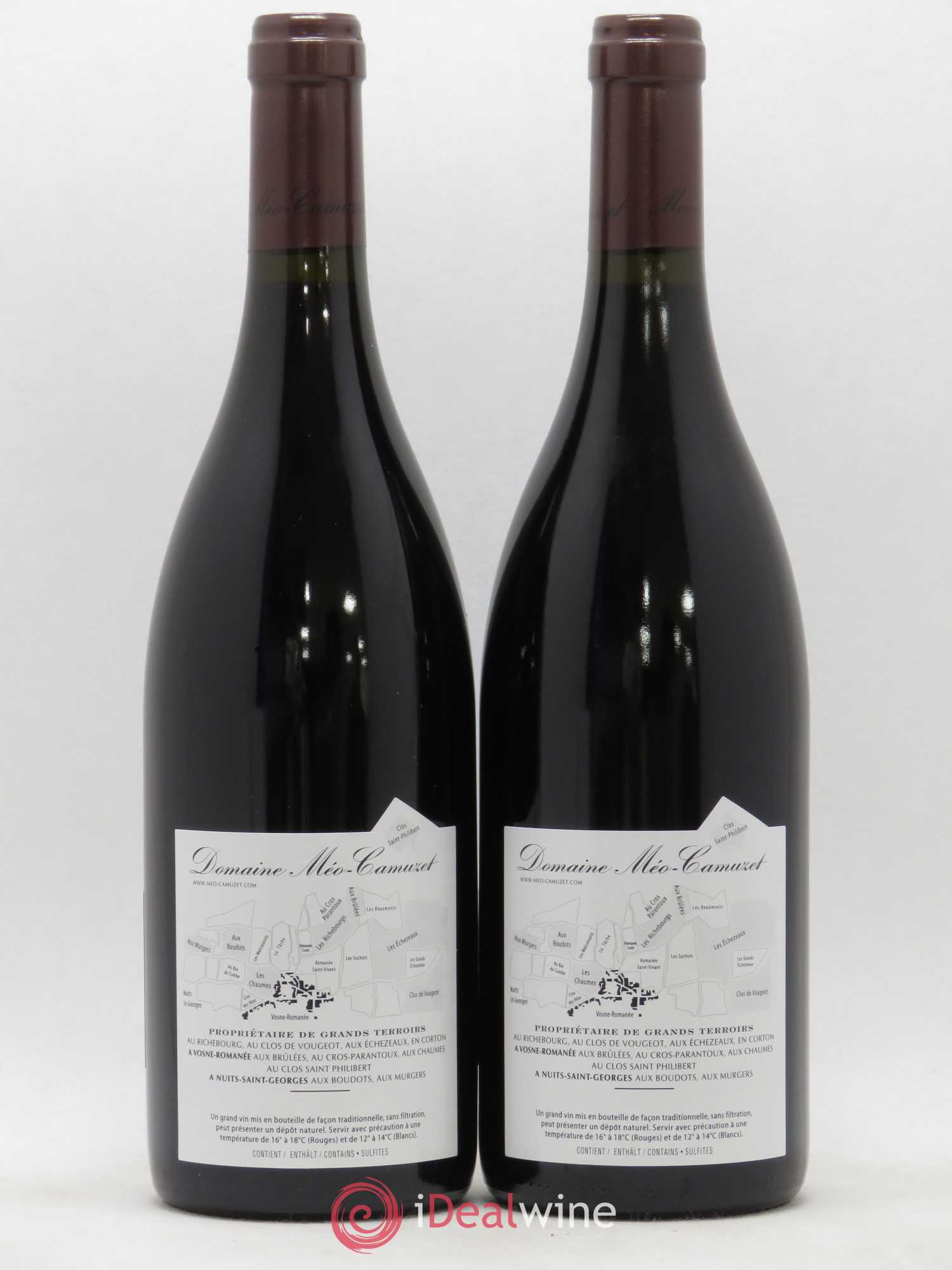 Clos de Vougeot Grand Cru Méo-Camuzet (Domaine) 2011 - Lot de 2 bouteilles - 1