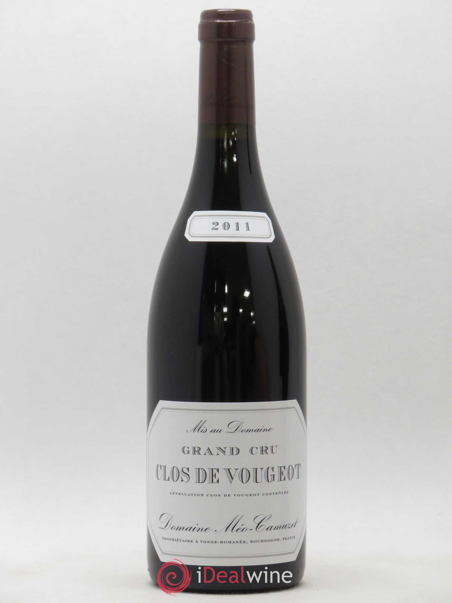 Clos de Vougeot Grand Cru Méo-Camuzet (Domaine) 2011 - Lot de 1 bouteille - 0