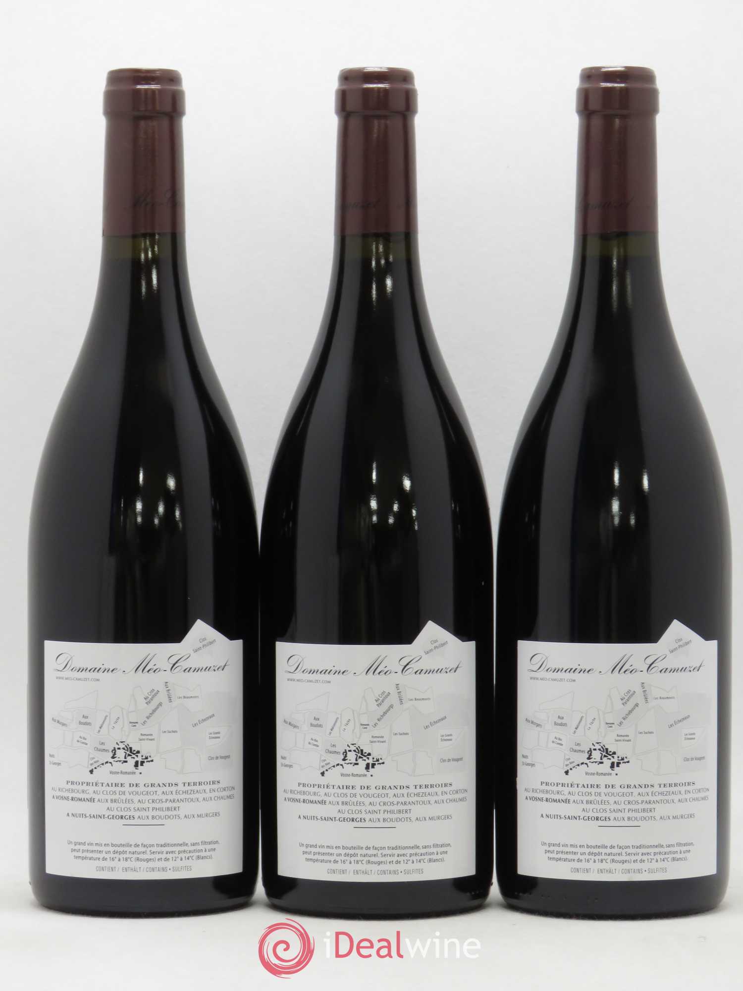 Clos de Vougeot Grand Cru Méo-Camuzet (Domaine) 2011 - Lotto di 3 bottiglie - 1