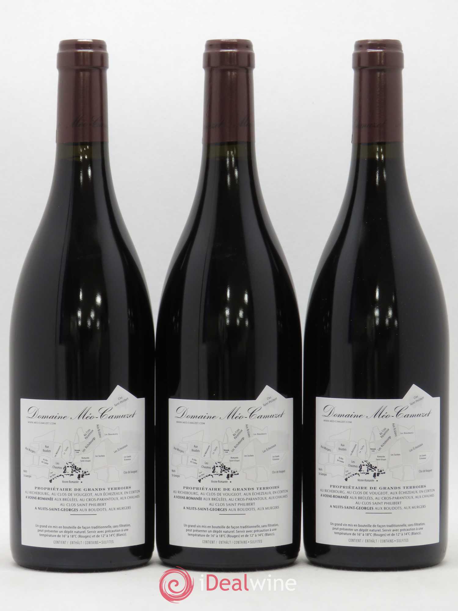 Clos de Vougeot Grand Cru Méo-Camuzet (Domaine) 2011 - Lot de 3 bouteilles - 1
