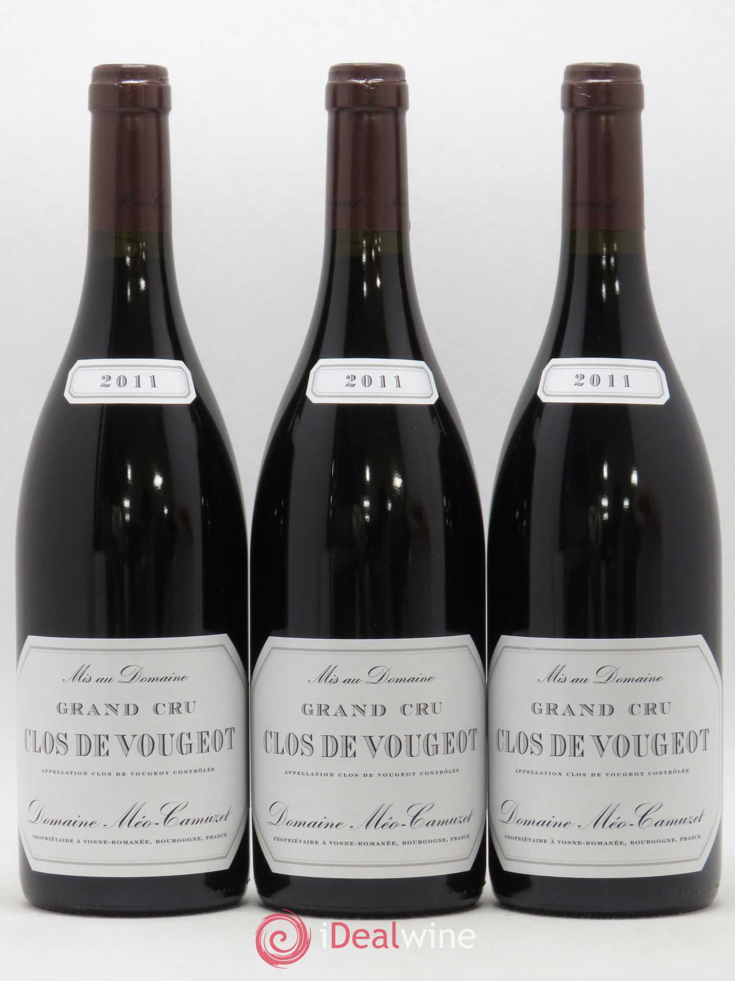Clos de Vougeot Grand Cru Méo-Camuzet (Domaine) 2011 - Lot de 3 bouteilles - 0