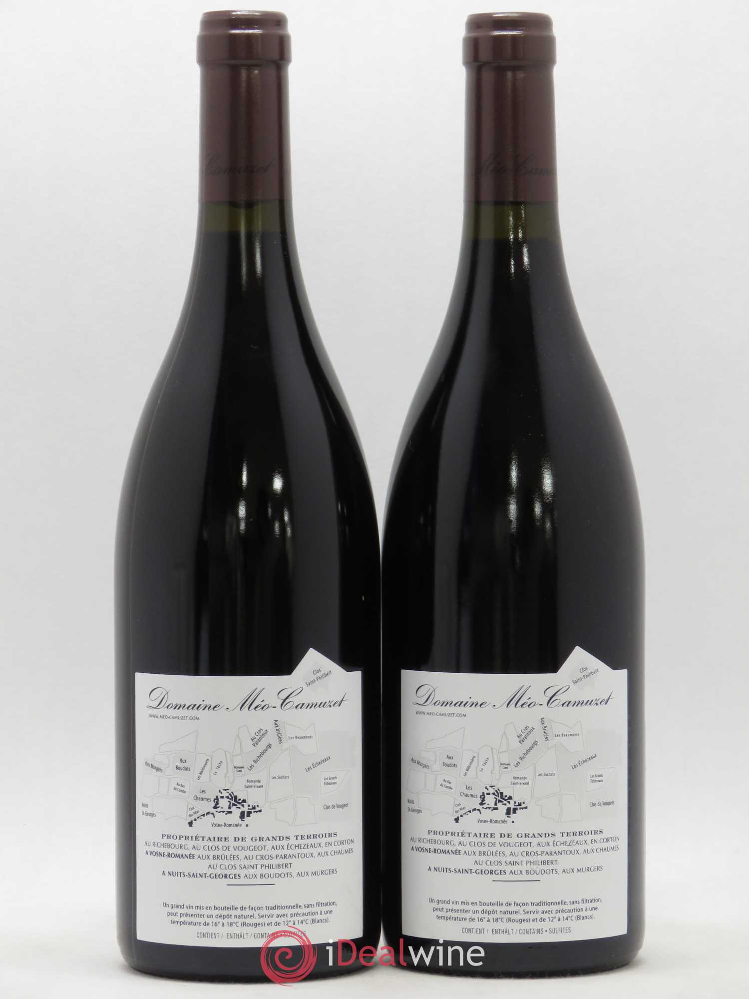 Clos de Vougeot Grand Cru Méo-Camuzet (Domaine) 2012 - Lot de 2 bouteilles - 1