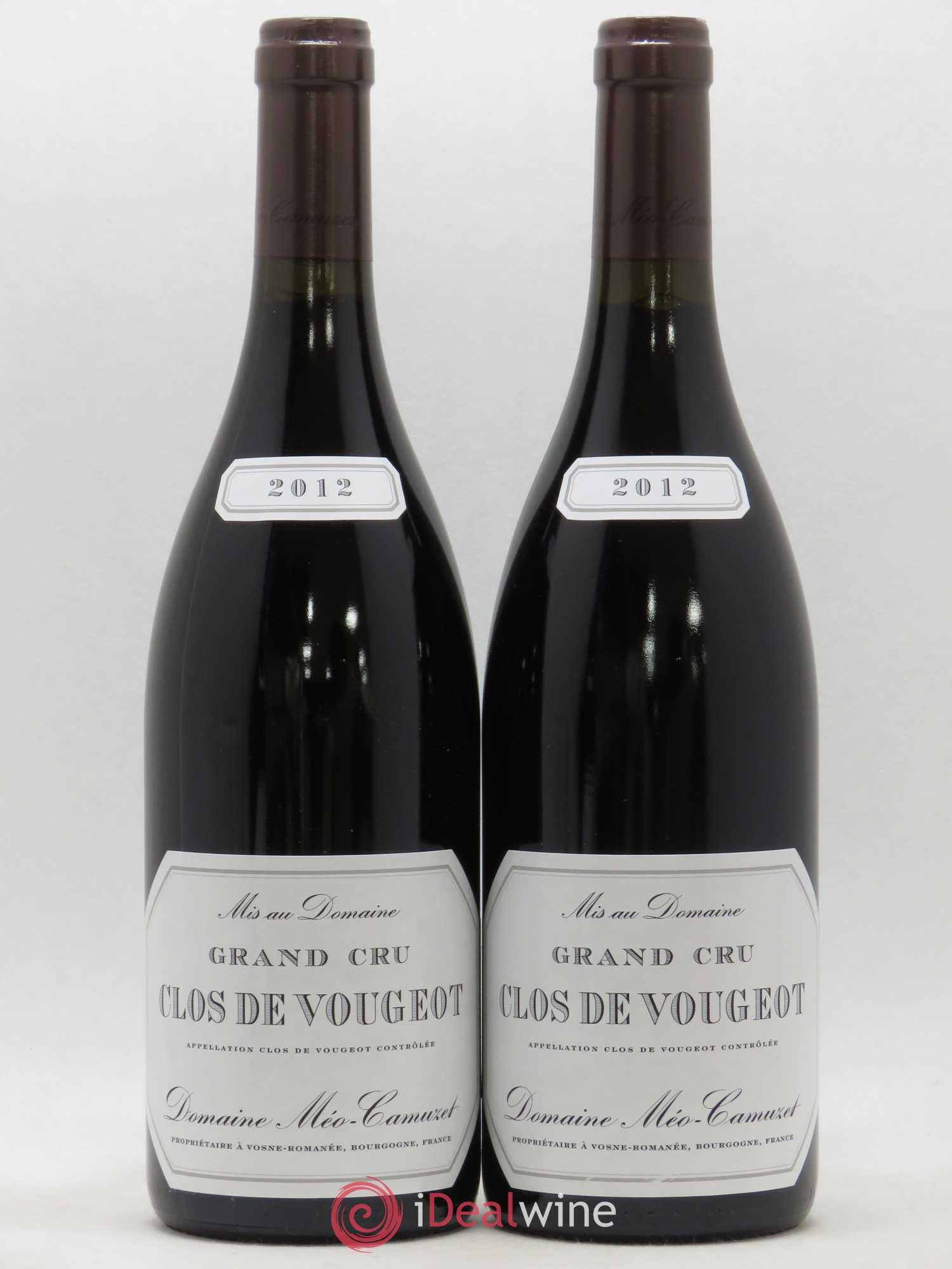 Clos de Vougeot Grand Cru Méo-Camuzet (Domaine) 2012 - Lot de 2 bouteilles - 0
