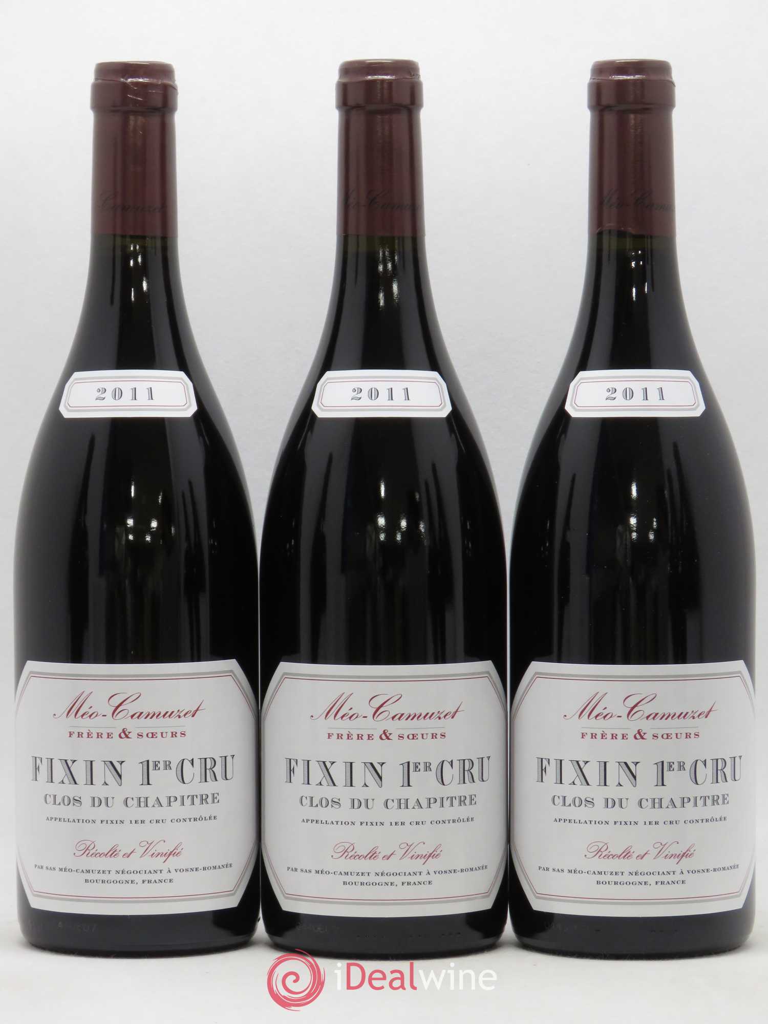 Fixin 1er Cru Clos du Chapitre Méo-Camuzet (Frère & Soeurs) 2011 - Lot de 6 bouteilles - 1