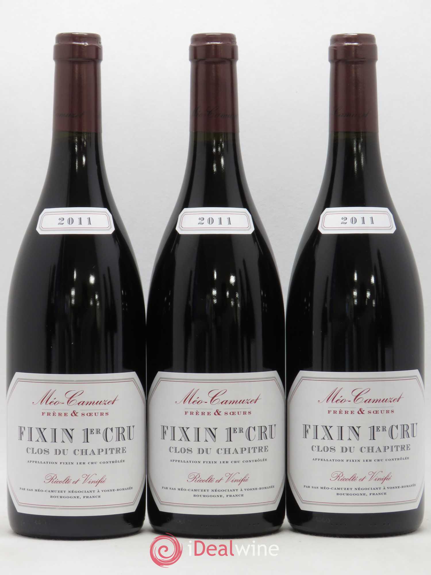 Fixin 1er Cru Clos du Chapitre Méo-Camuzet (Frère & Soeurs) 2011 - Lot de 6 bouteilles - 2