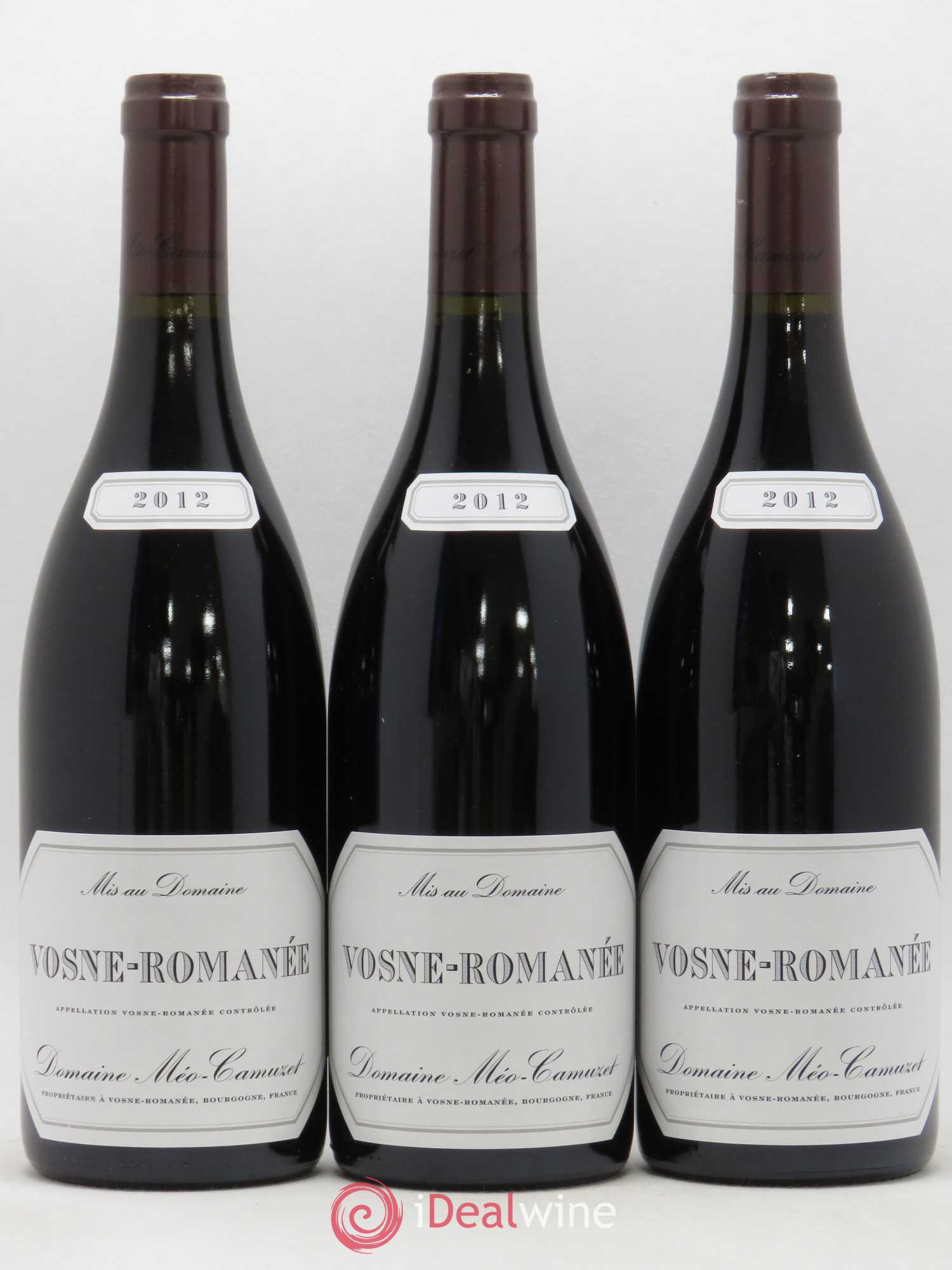 Vosne-Romanée Méo-Camuzet (Domaine) 2012 - Lot de 3 bouteilles - 0