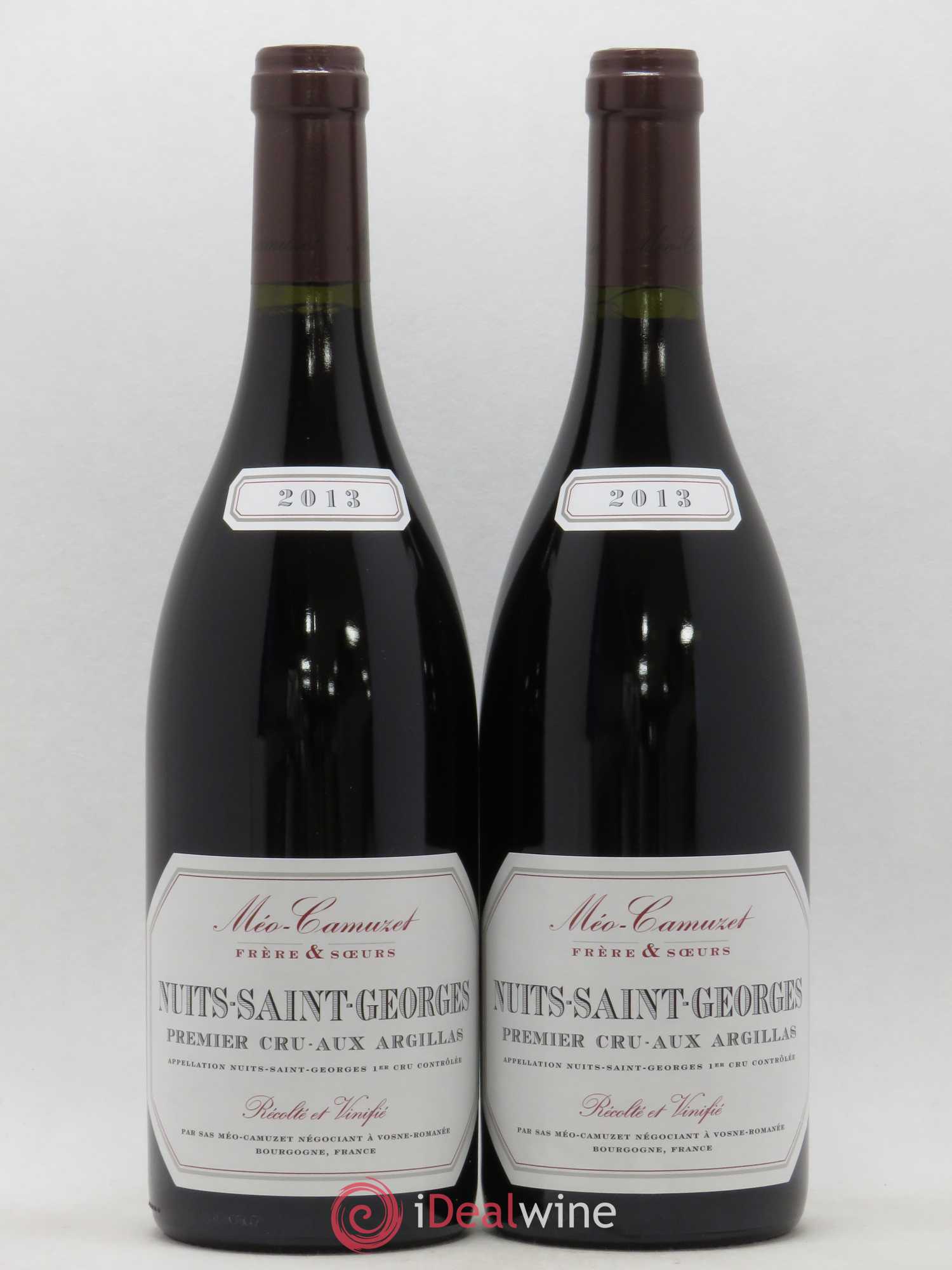 Nuits-Saint-Georges 1er Cru Argillas Méo-Camuzet (Frère & Soeurs) 2013 - Lot de 2 bouteilles - 0