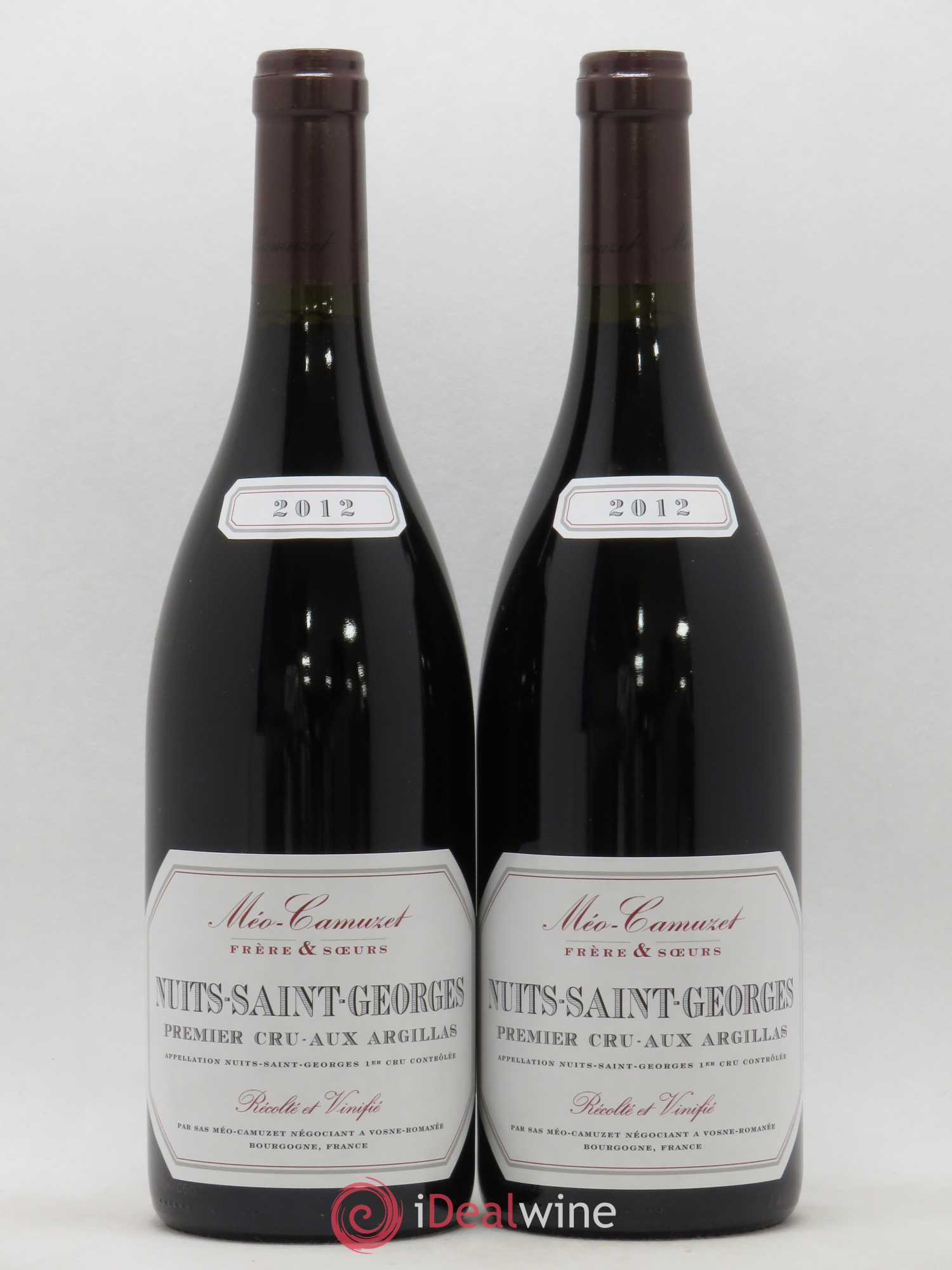 Nuits-Saint-Georges 1er Cru Argillas Méo-Camuzet (Frère & Soeurs) 2012 - Lot de 2 bouteilles - 0