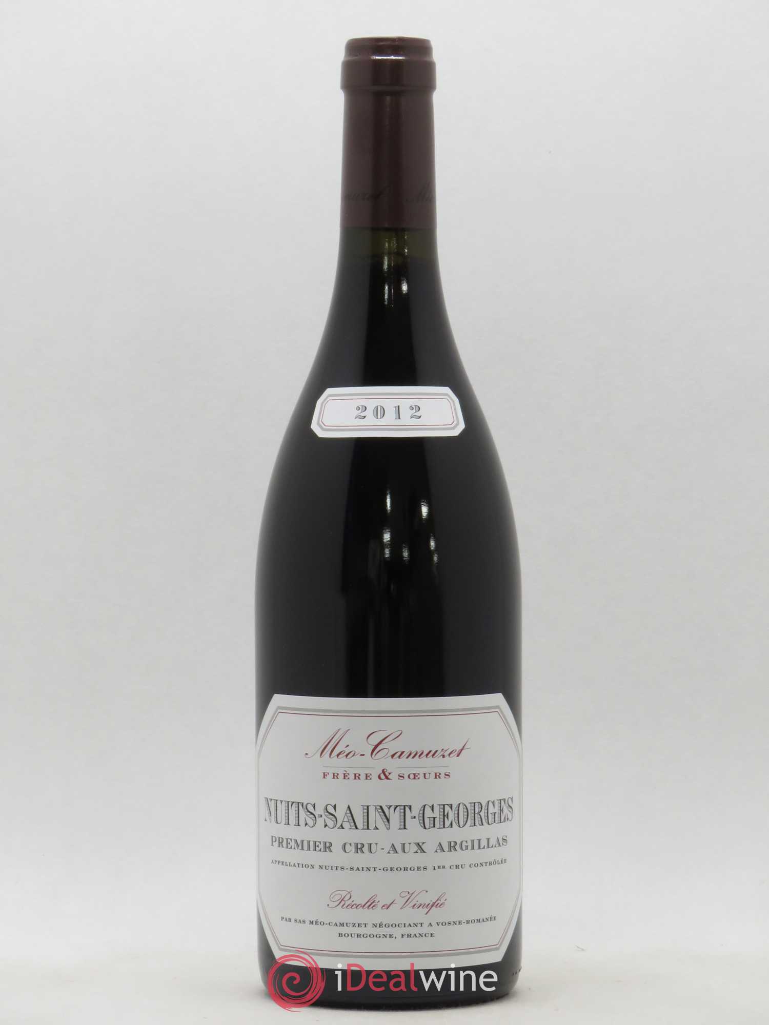 Nuits-Saint-Georges 1er Cru Argillas Méo-Camuzet (Frère & Soeurs) 2012 - Lot de 1 bouteille - 0