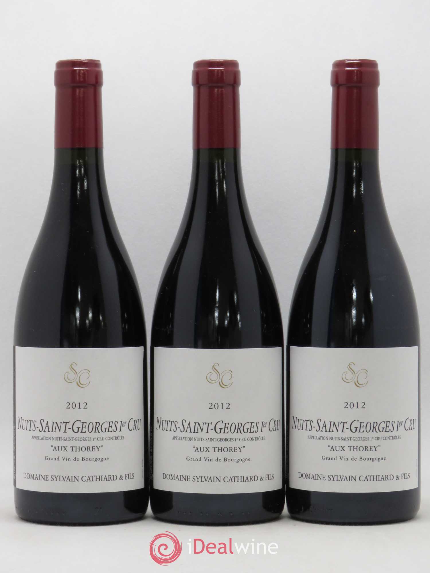 Nuits-Saint-Georges 1er Cru Aux Thorey Sylvain Cathiard & Fils 2012 - Lot de 3 bouteilles - 0