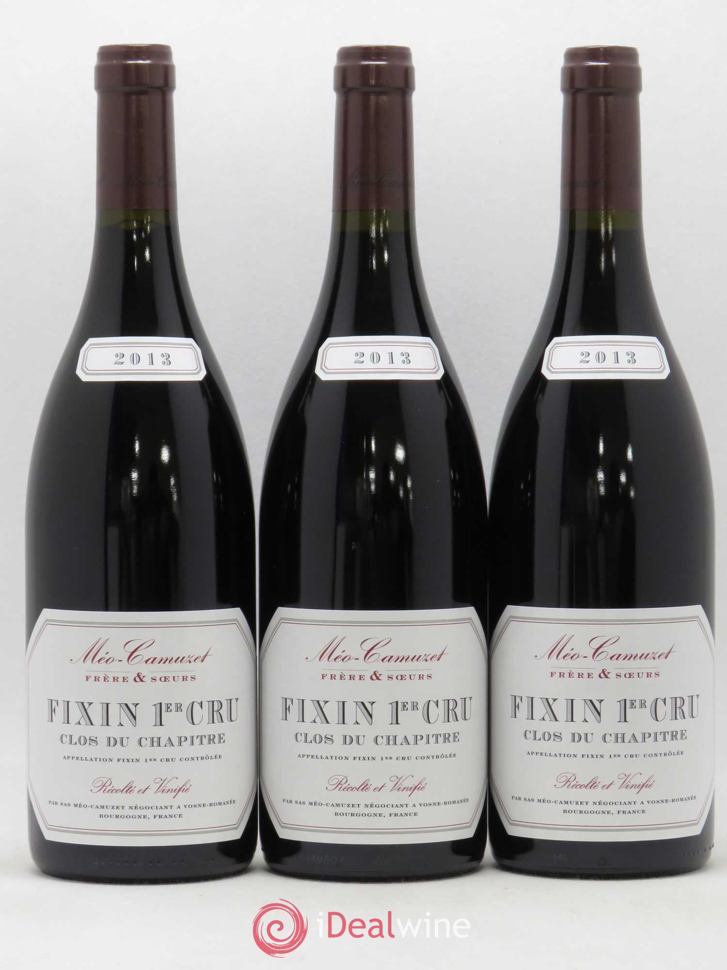 Fixin 1er Cru Clos du Chapitre Méo-Camuzet (Frère & Soeurs) 2013 - Lot de 6 bouteilles - 2