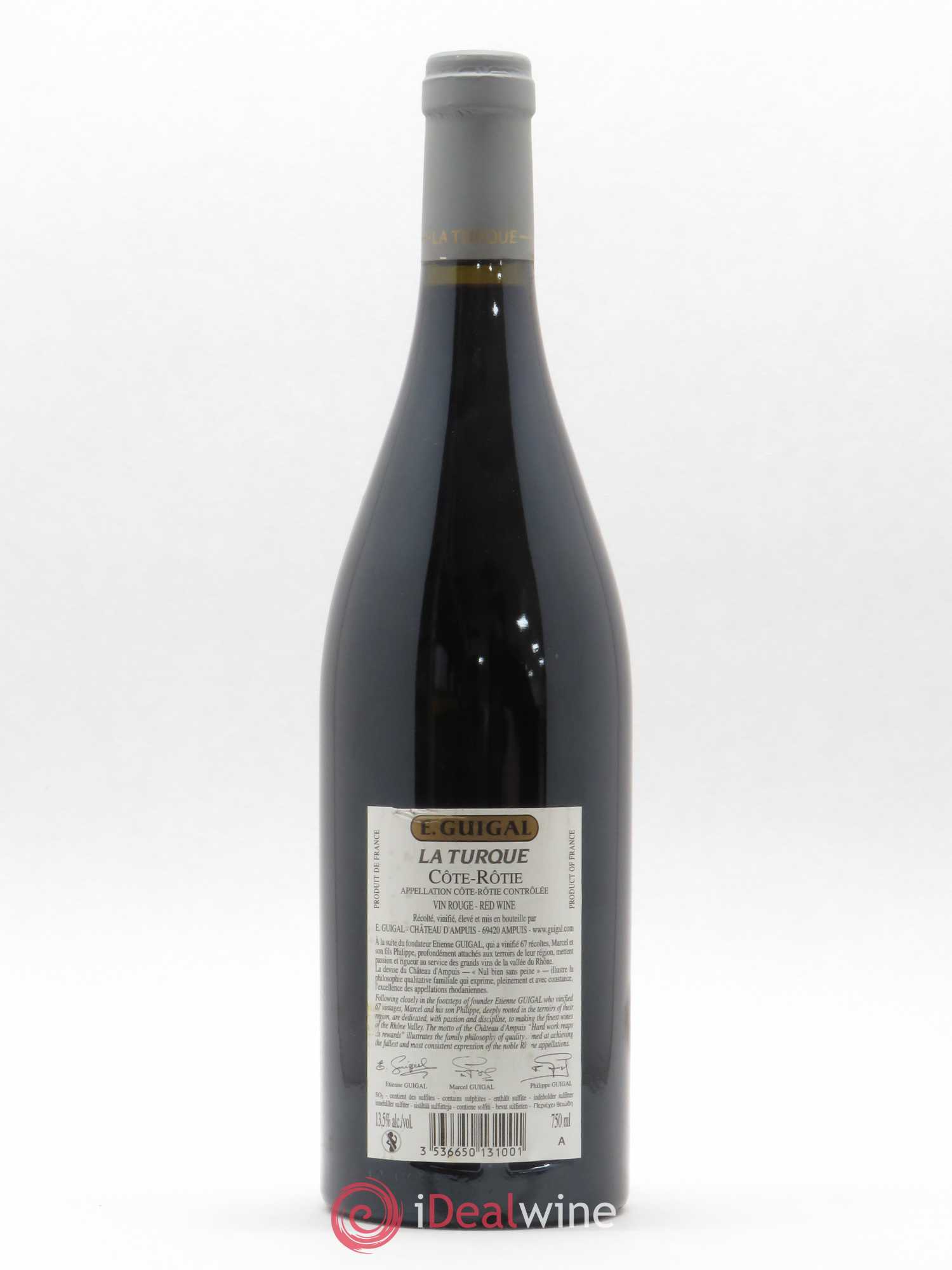 Côte-Rôtie La Turque Guigal 2006 - Lot de 1 bouteille - 1
