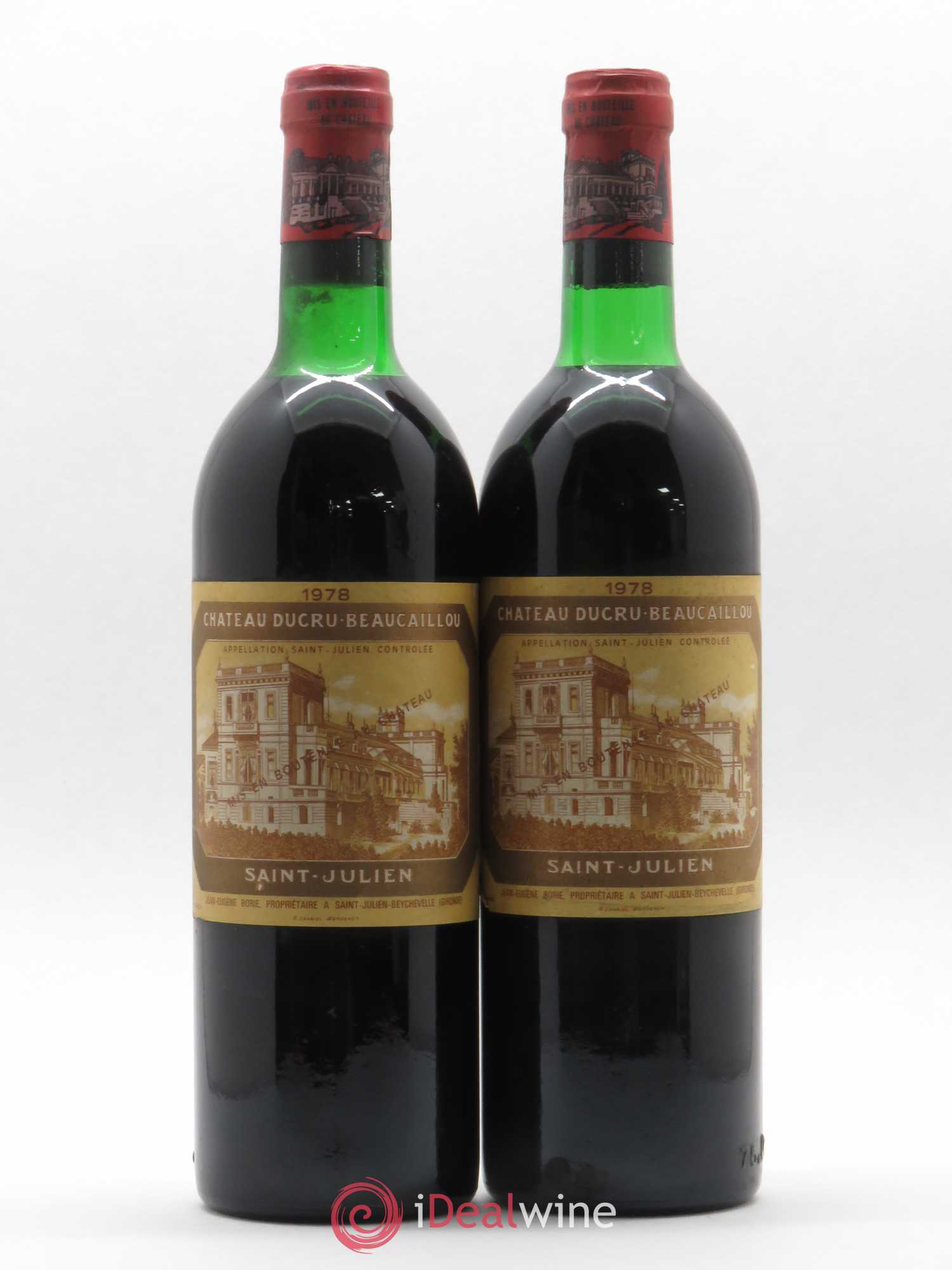 Château Ducru Beaucaillou 2ème Grand Cru Classé 1978 - Lot de 2 bouteilles - 0
