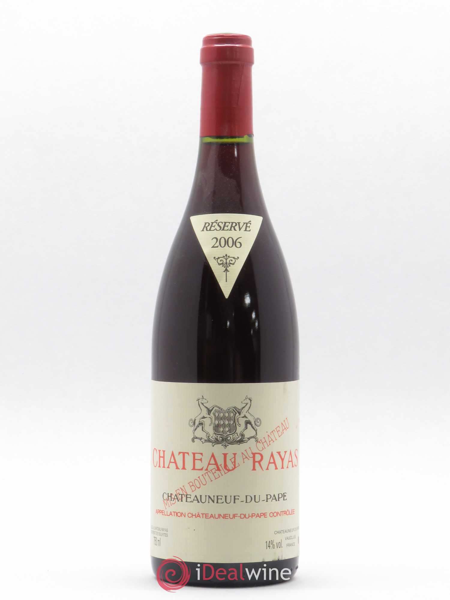 Châteauneuf-du-Pape Château Rayas Emmanuel Reynaud 2006 - Lot de 1 bouteille - 0