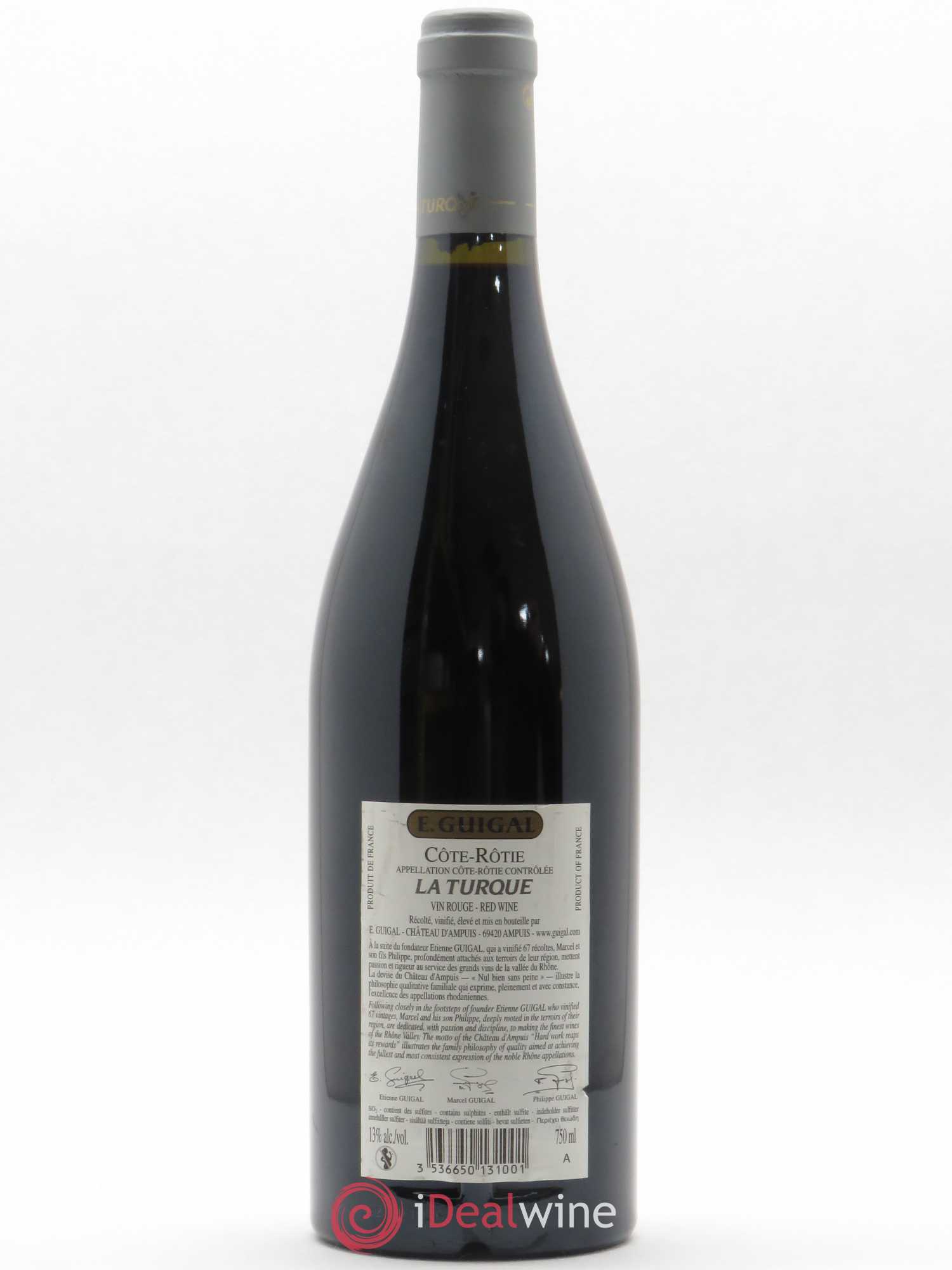 Côte-Rôtie La Turque Guigal 2007 - Lot de 1 bouteille - 1
