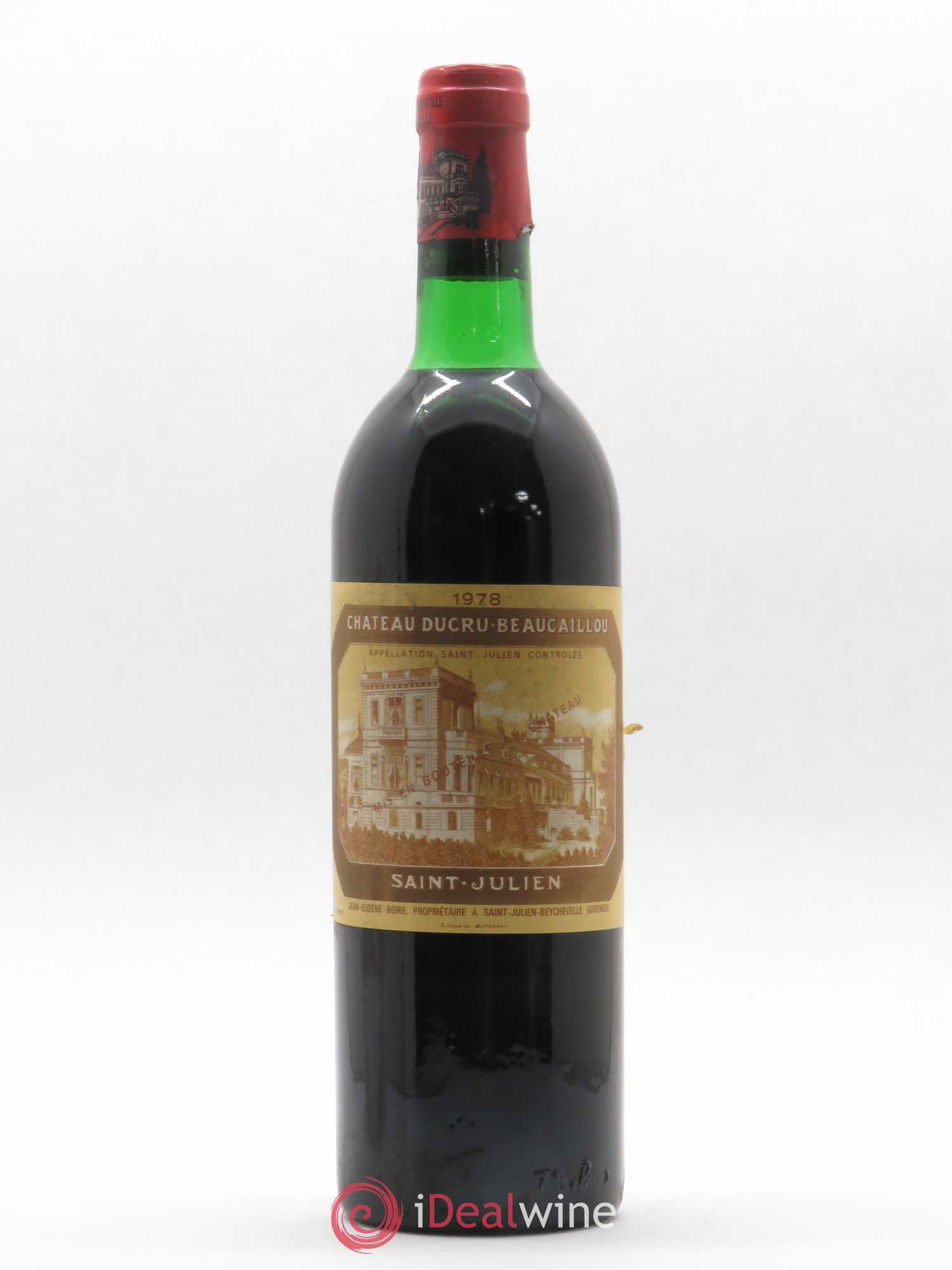 Château Ducru Beaucaillou 2ème Grand Cru Classé 1978 - Lot de 1 bouteille - 0