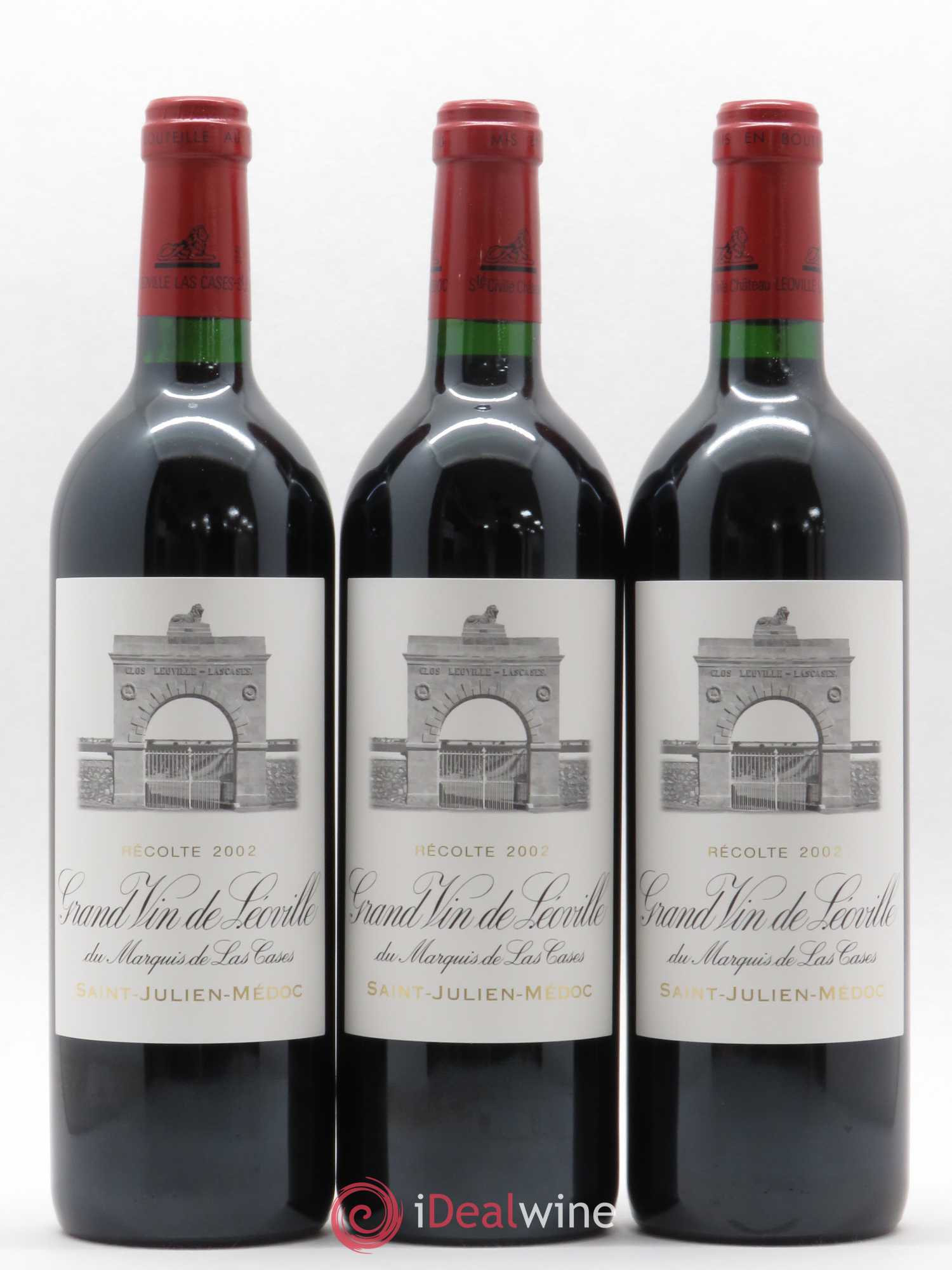 Château Léoville Las Cases 2ème Grand Cru Classé 2002 - Lot de 6 bouteilles - 1