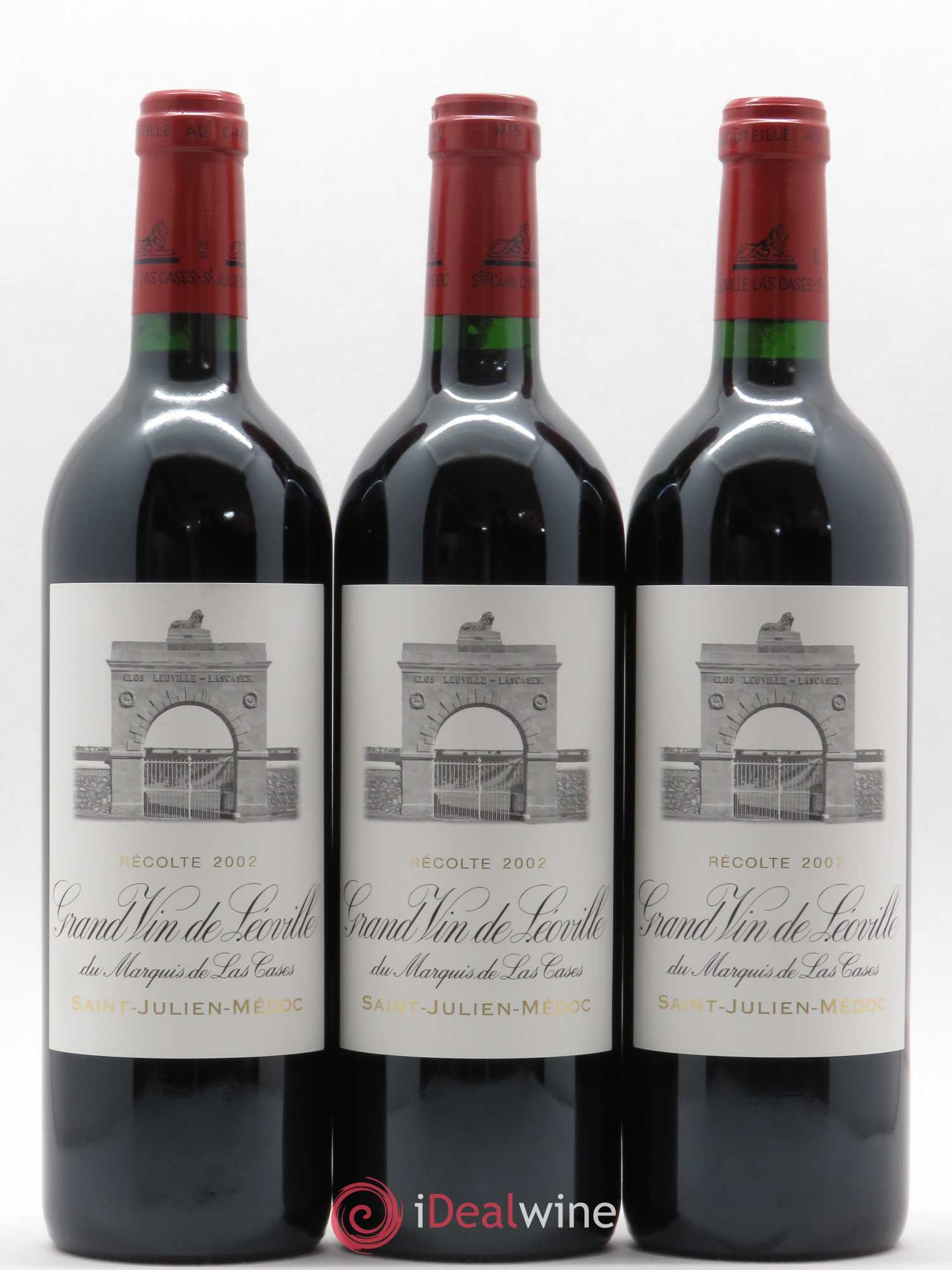 Château Léoville Las Cases 2ème Grand Cru Classé 2002 - Lot de 6 bouteilles - 2