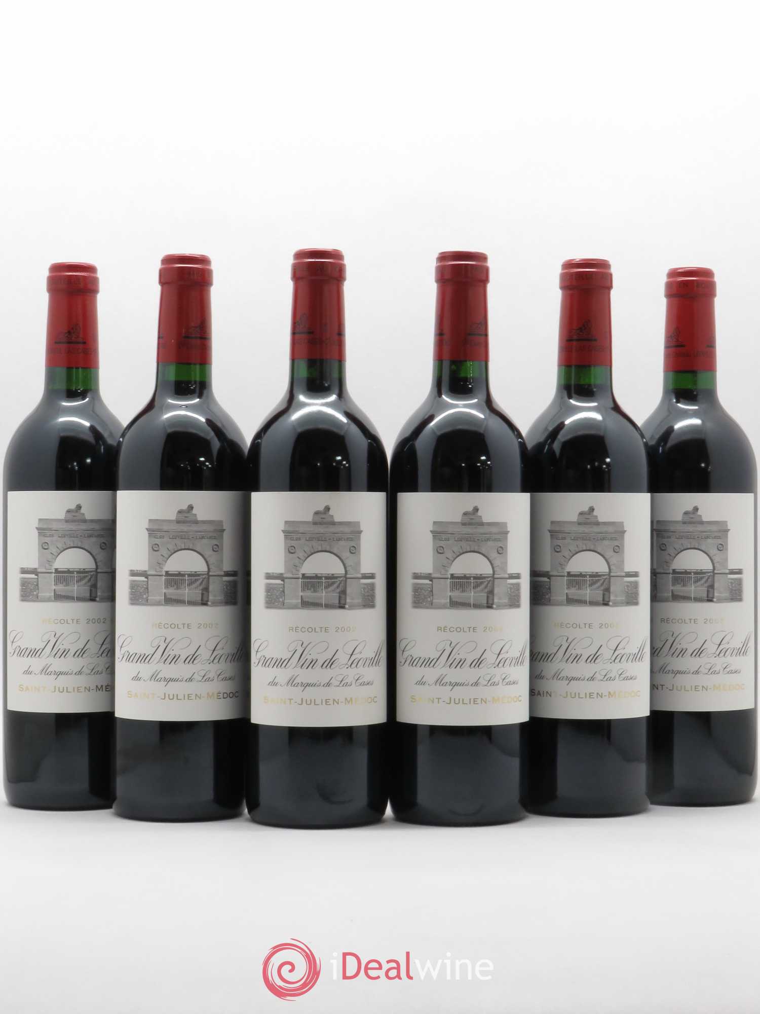 Château Léoville Las Cases 2ème Grand Cru Classé 2002 - Lot de 6 bouteilles - 0