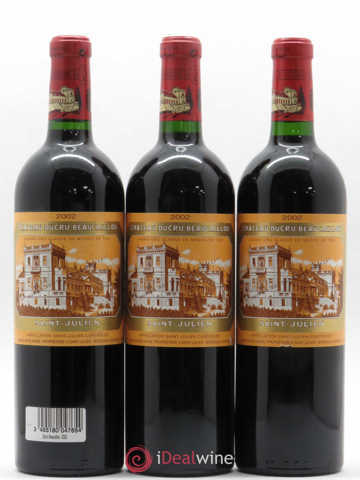 Château Ducru Beaucaillou 2ème Grand Cru Classé 2002 - Lot de 3 bouteilles - 0