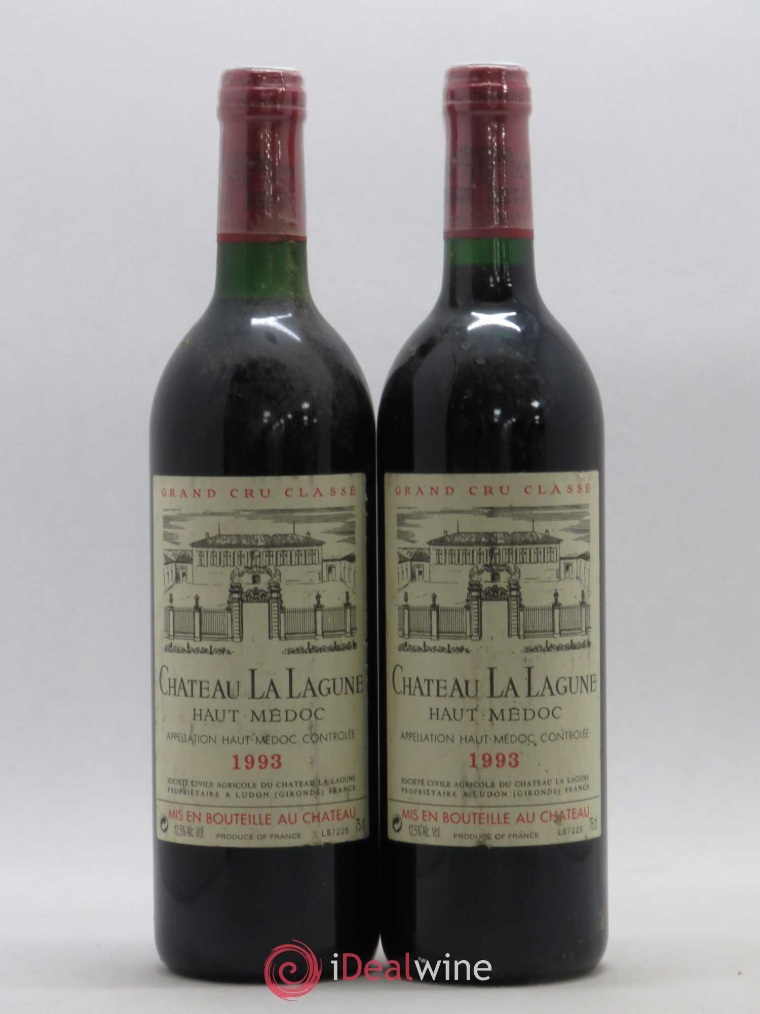 Château la Lagune 3ème Grand Cru Classé 1993 - Lot de 2 bouteilles - 0