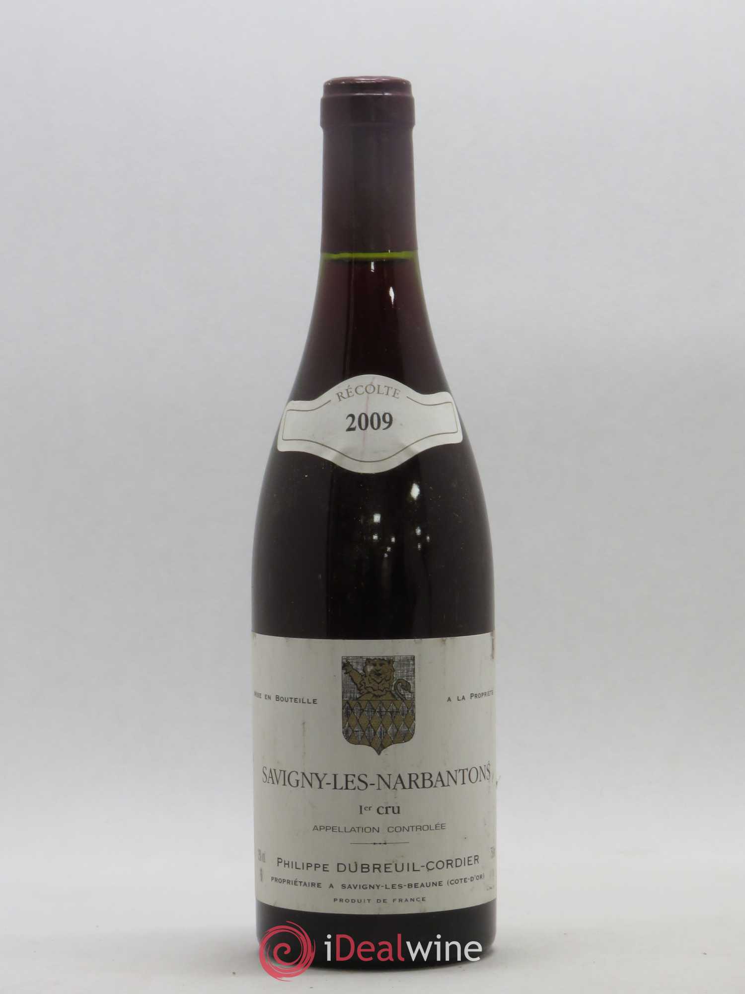 Savigny-lès-Beaune 1er Cru Les Narbantons Dubreuil Cordier 2009 - Posten von 1 Flasche - 0