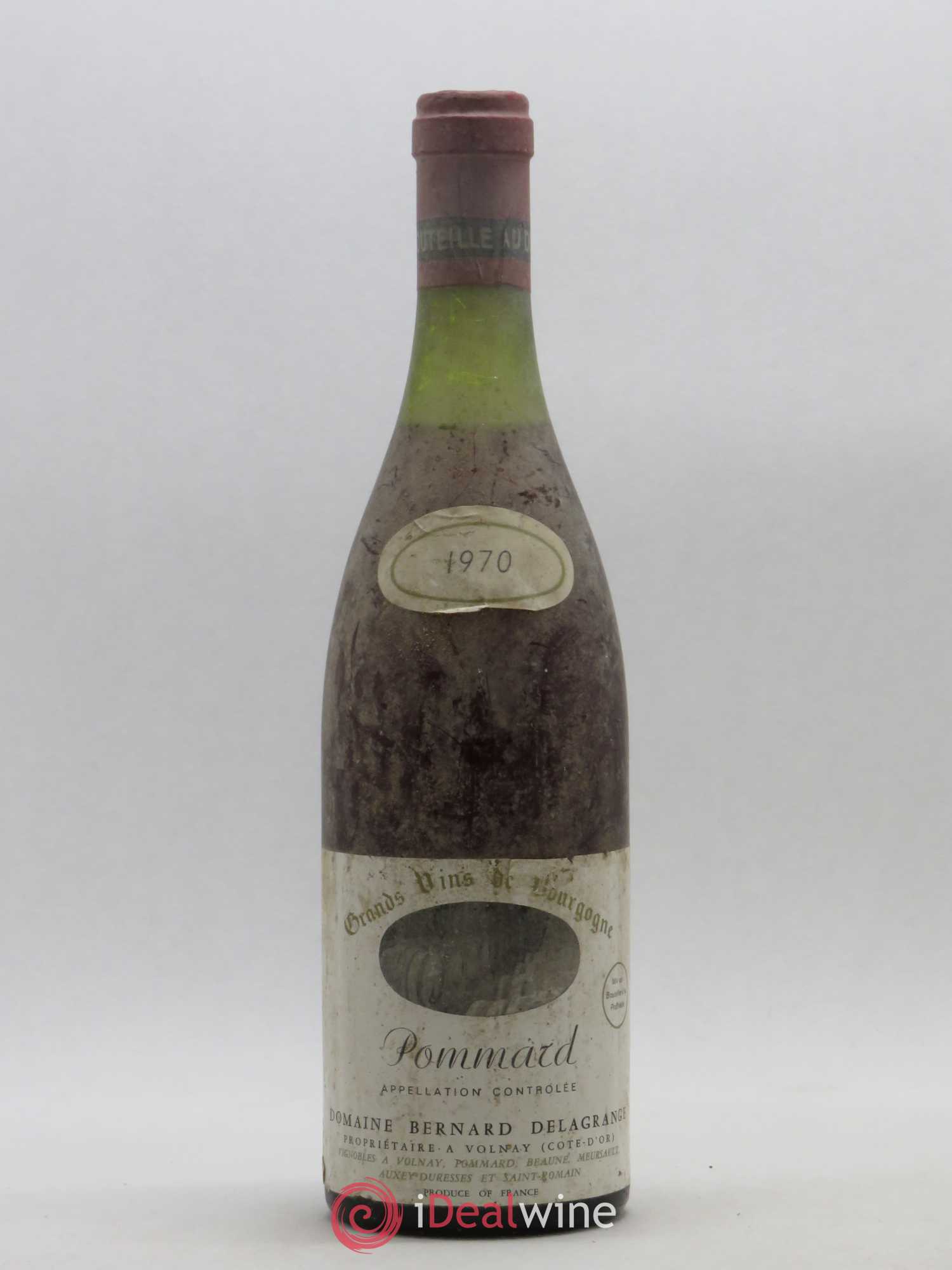 Pommard Domaine Bernard Delagrange 1970 - Posten von 1 Flasche - 0